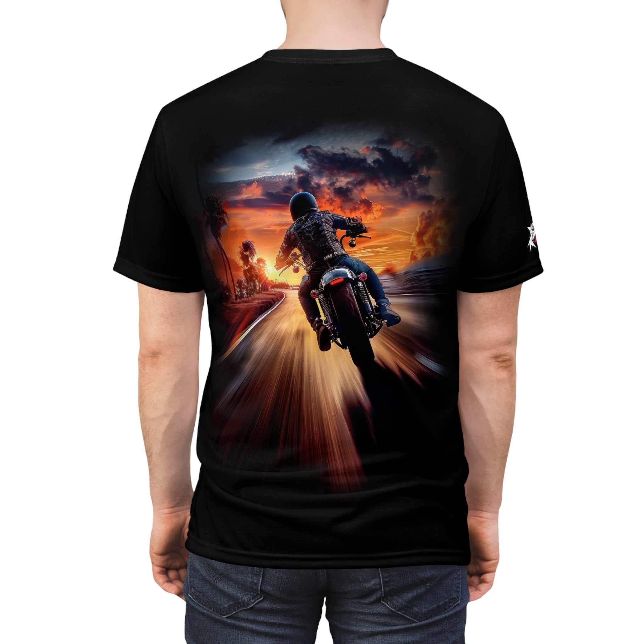 Sunset Rush - Motorcycle - Men's Tee Shirt - DC0118