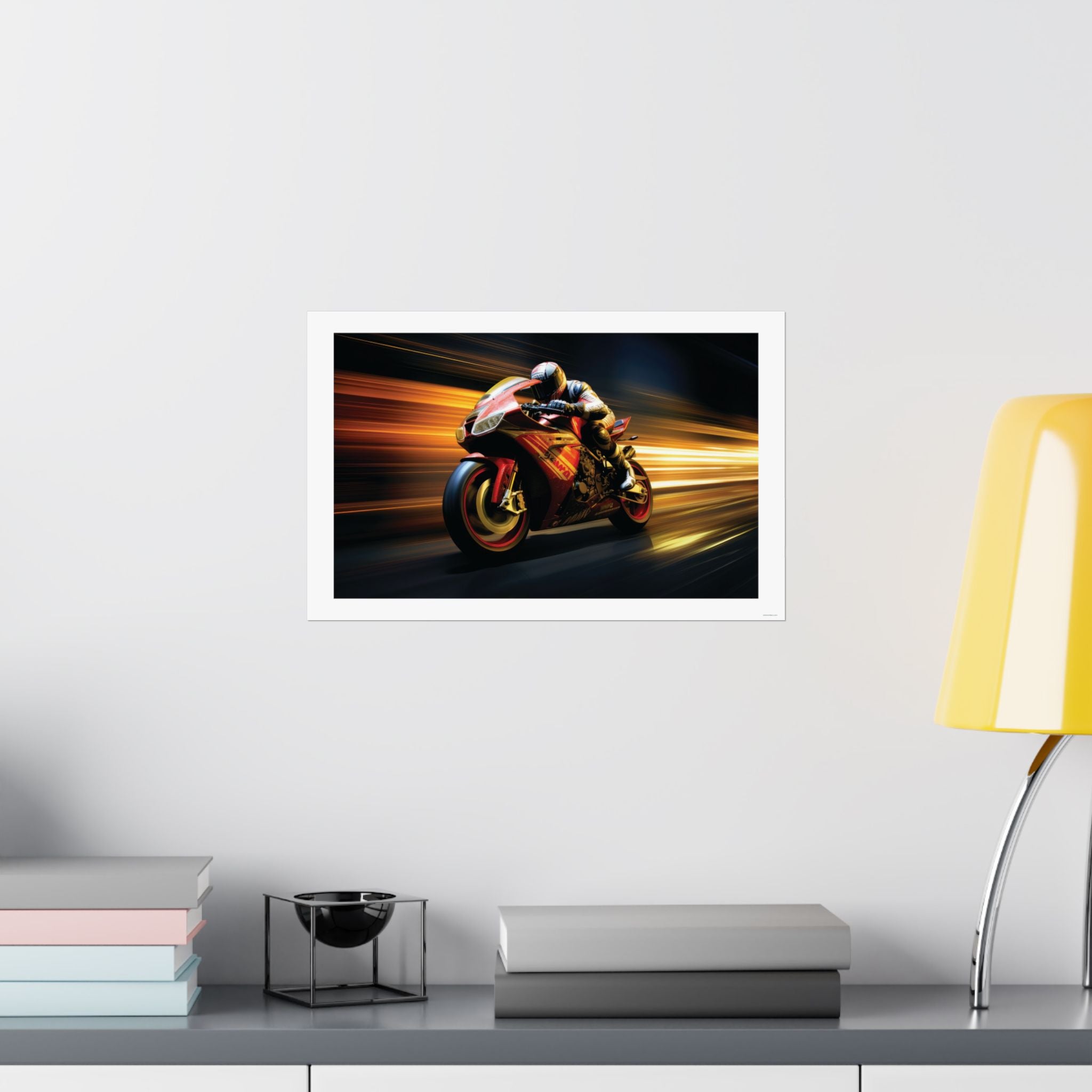 Accelerate - Motorcycle - Gallery Print Poster - DC0123