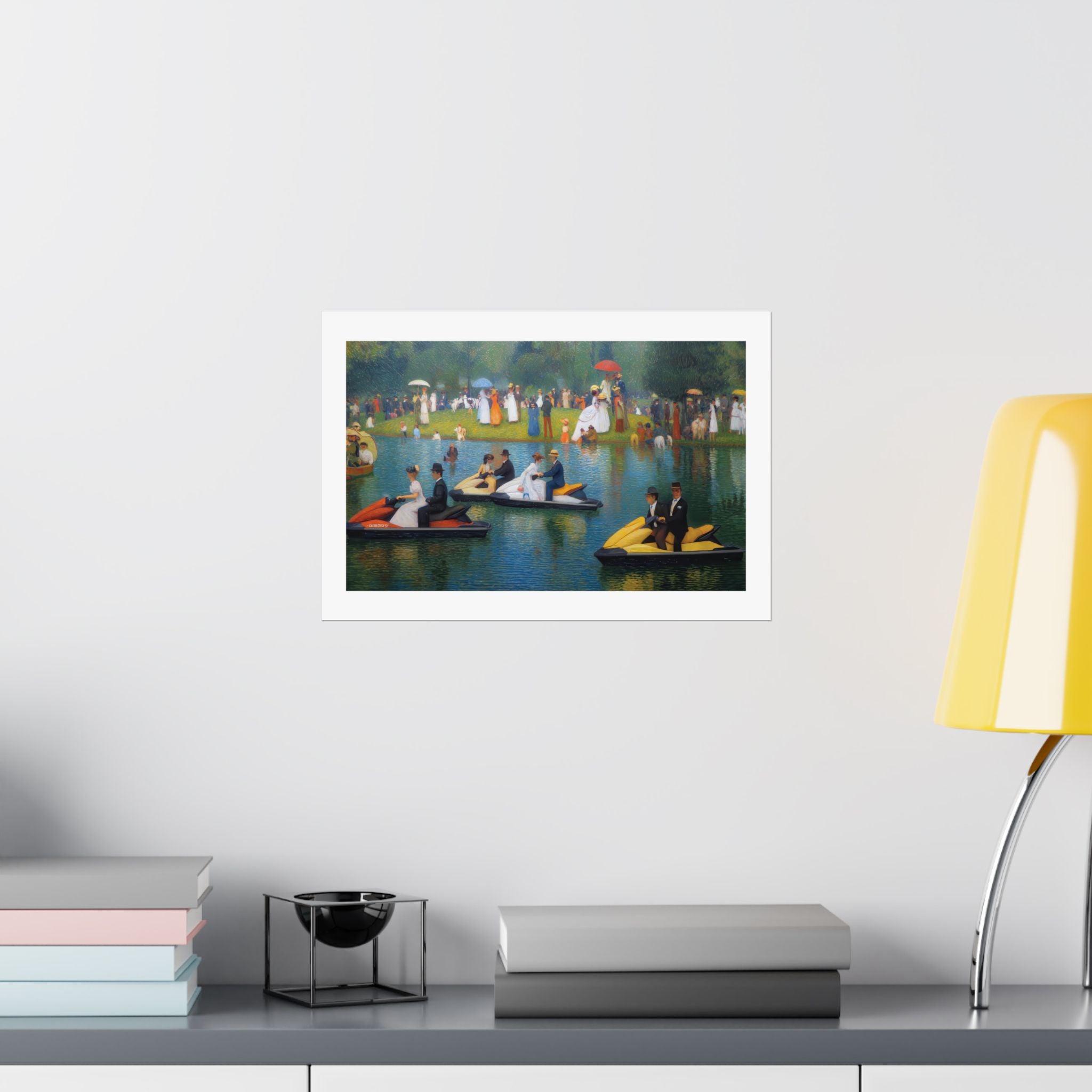 A Sunday Afternoon on the Island of La Grand - Seurat - Watersports - Gallery Print Poster - DC0258