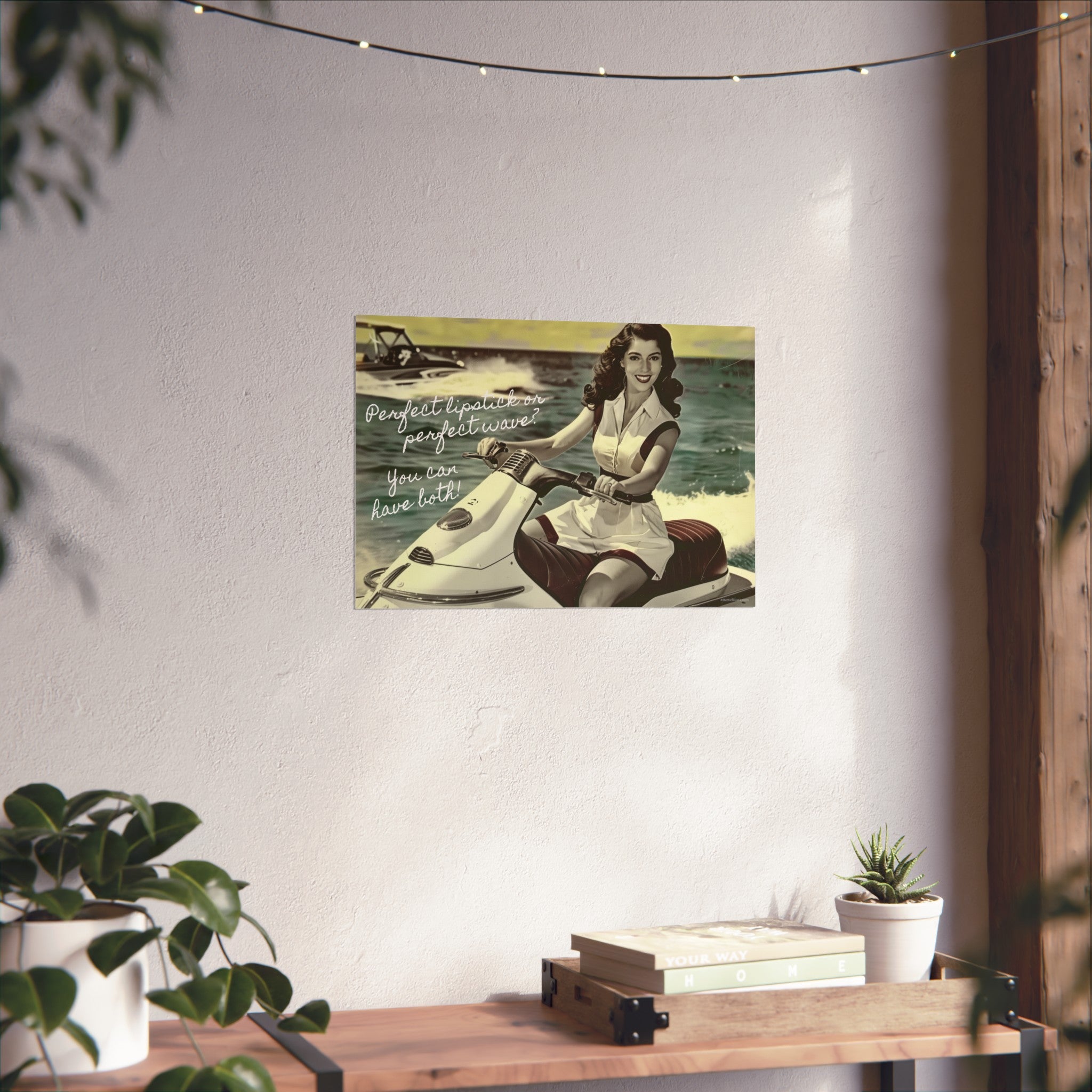 Perfect Lipstick~Xtreme Riderz Retro Jet Ski Poster