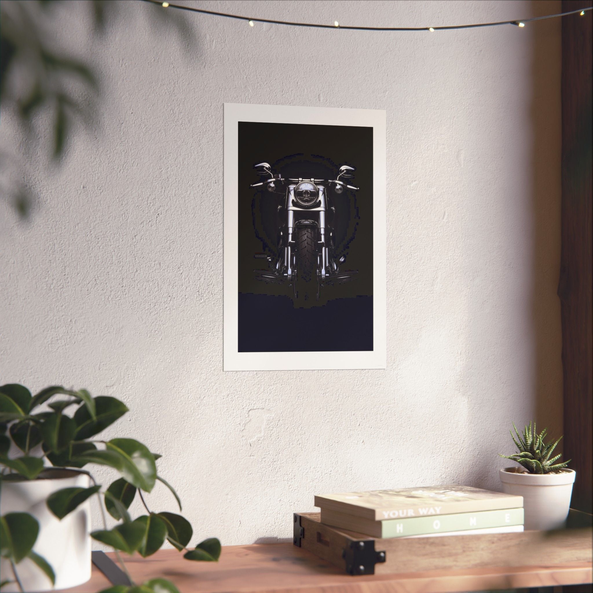 Dreaming in Chrome - Motorcycle - Gallery Print Poster - DC0121