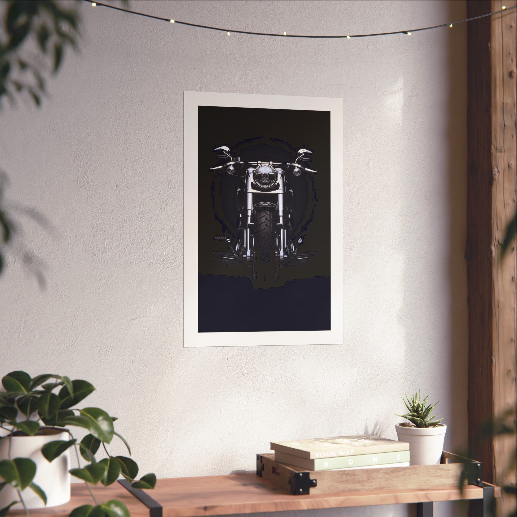 Dreaming in Chrome - Motorcycle - Gallery Print Poster - DC0121