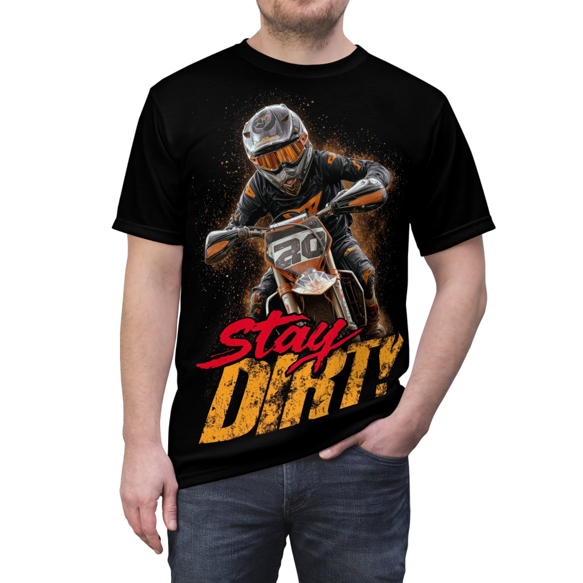 Stay Dirty! - Motorcycle - Men's Tee Shirt - DC0281