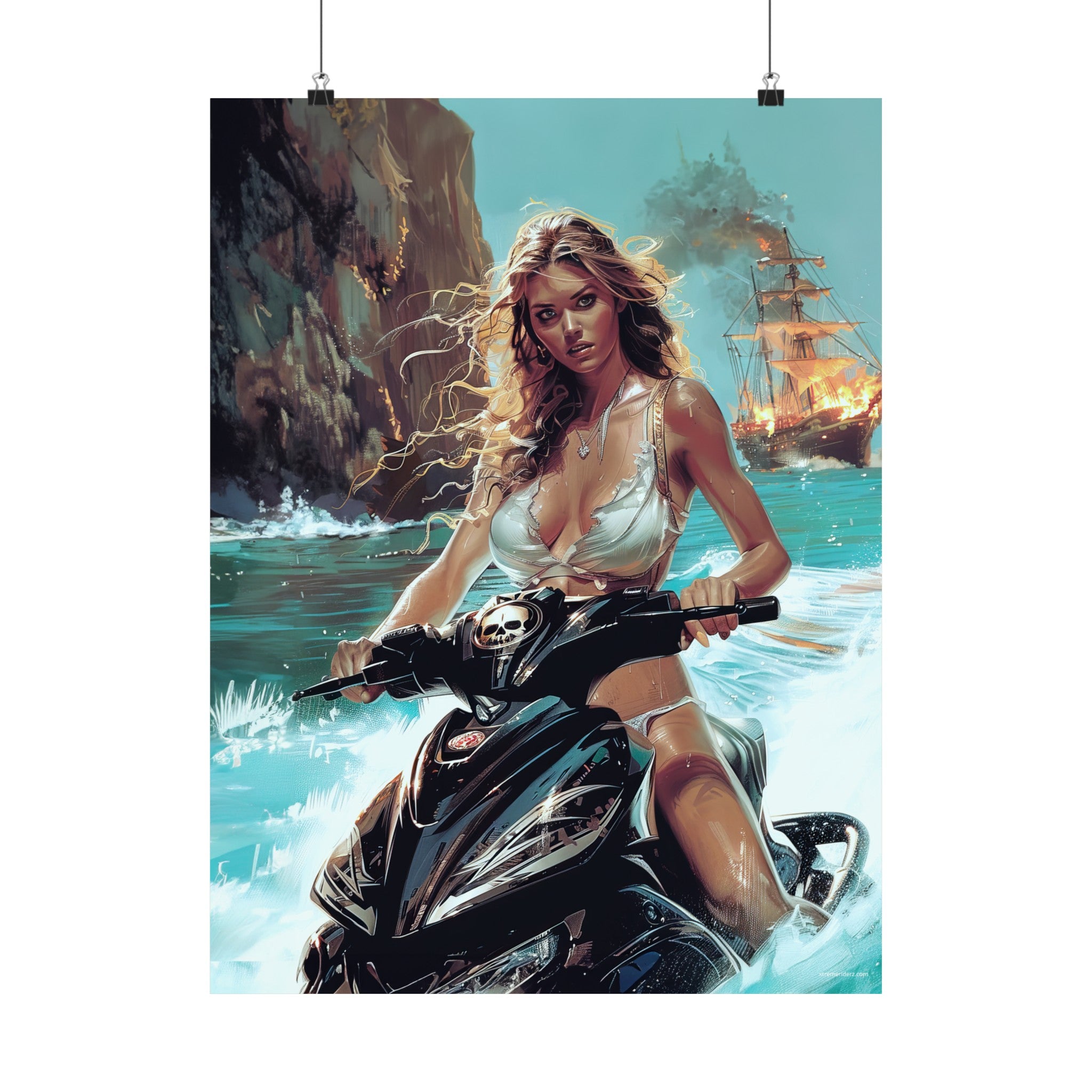 Pirate Riderz Matte Vertical Posters