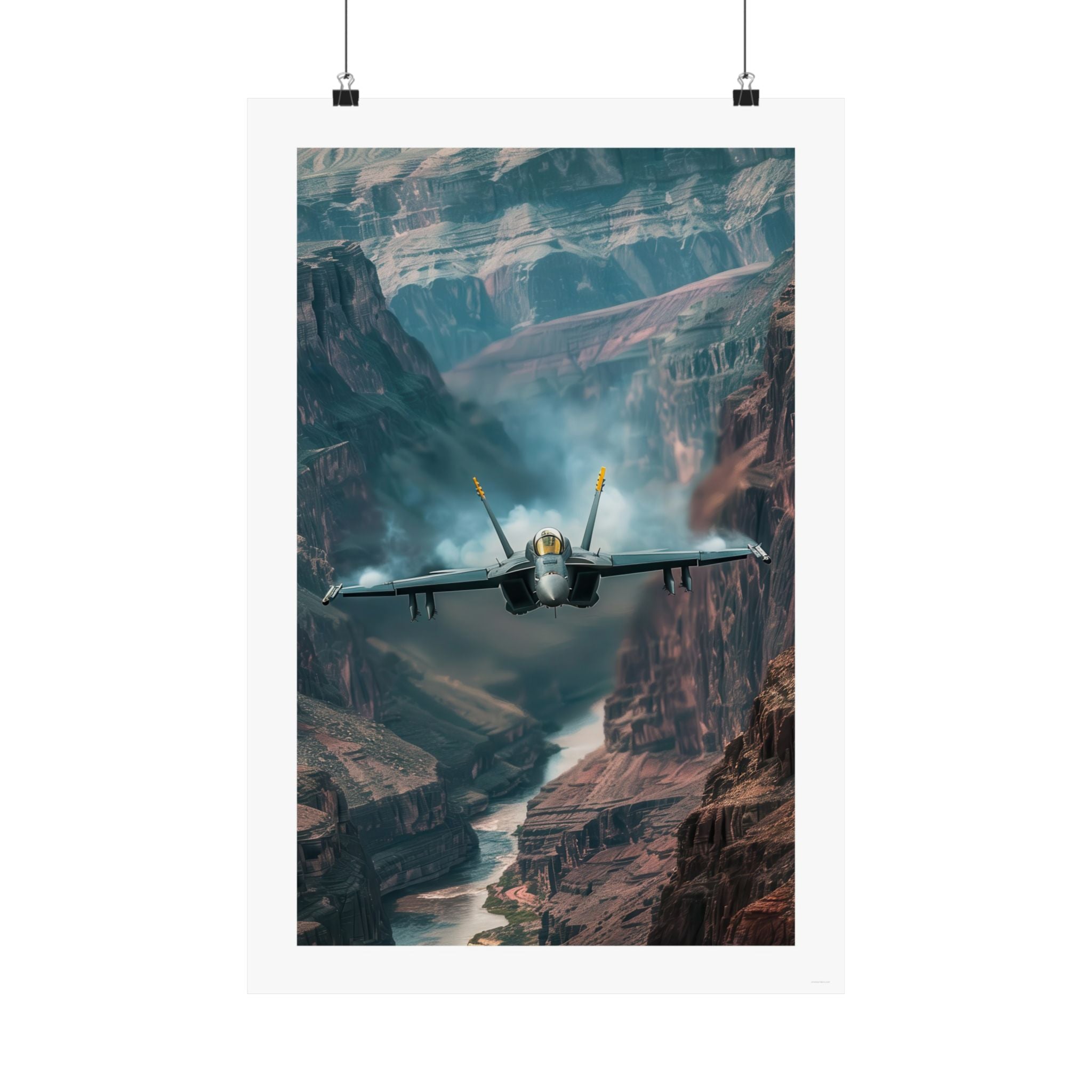 Grand Canyon Jet - Aviation - Gallery Print Poster - DC0148
