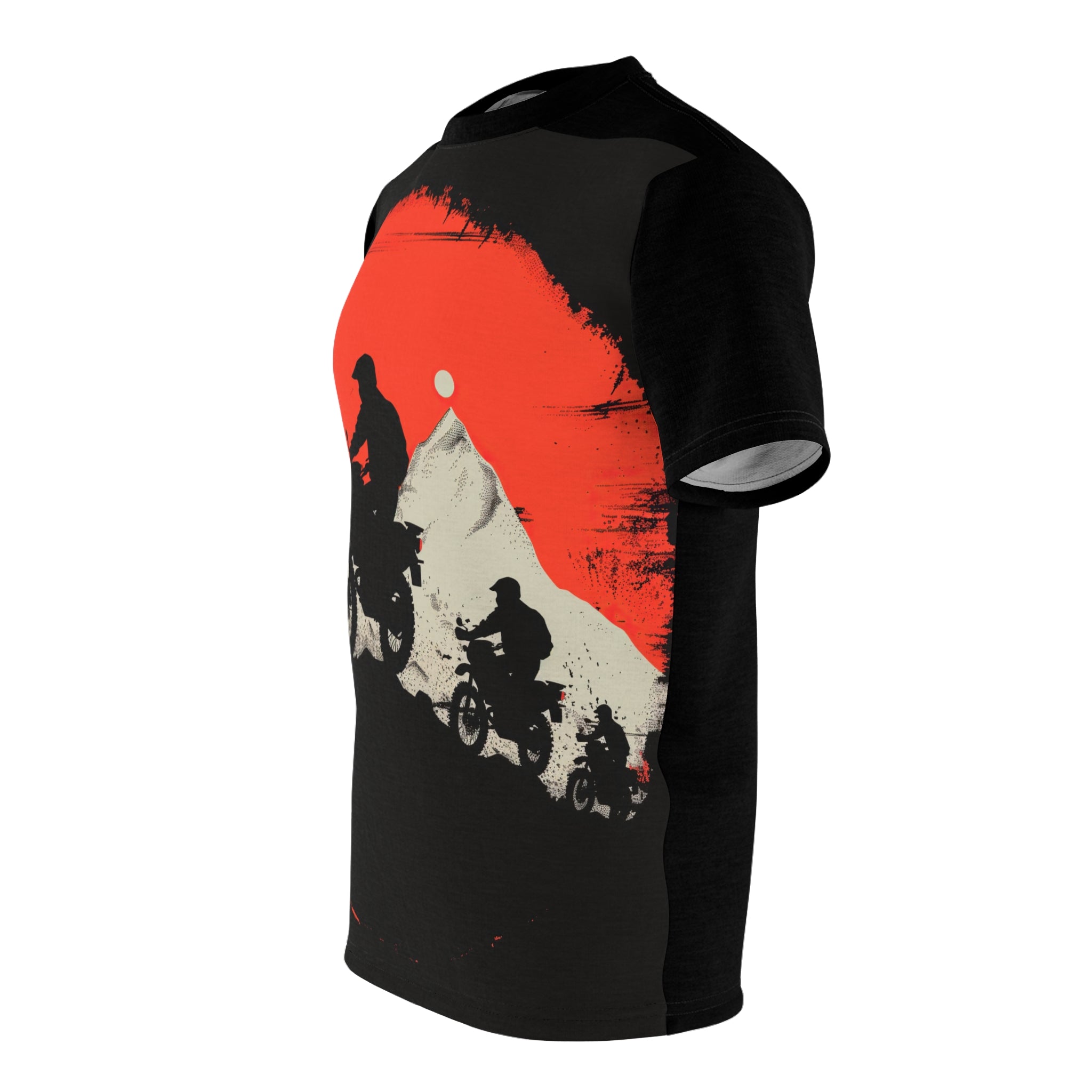 Sunset Silhouette - Motorcycle - Men's Tee Shirt - TG0102