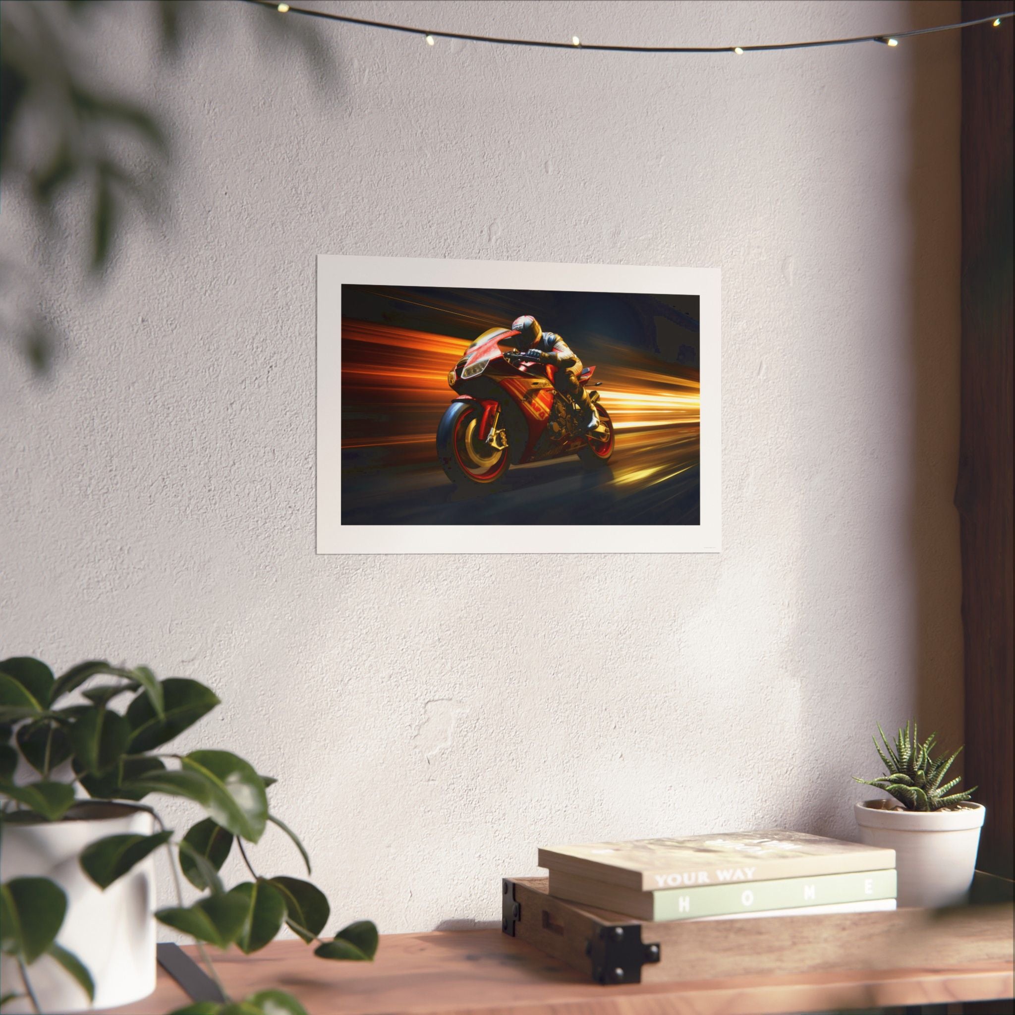 Accelerate - Motorcycle - Gallery Print Poster - DC0123