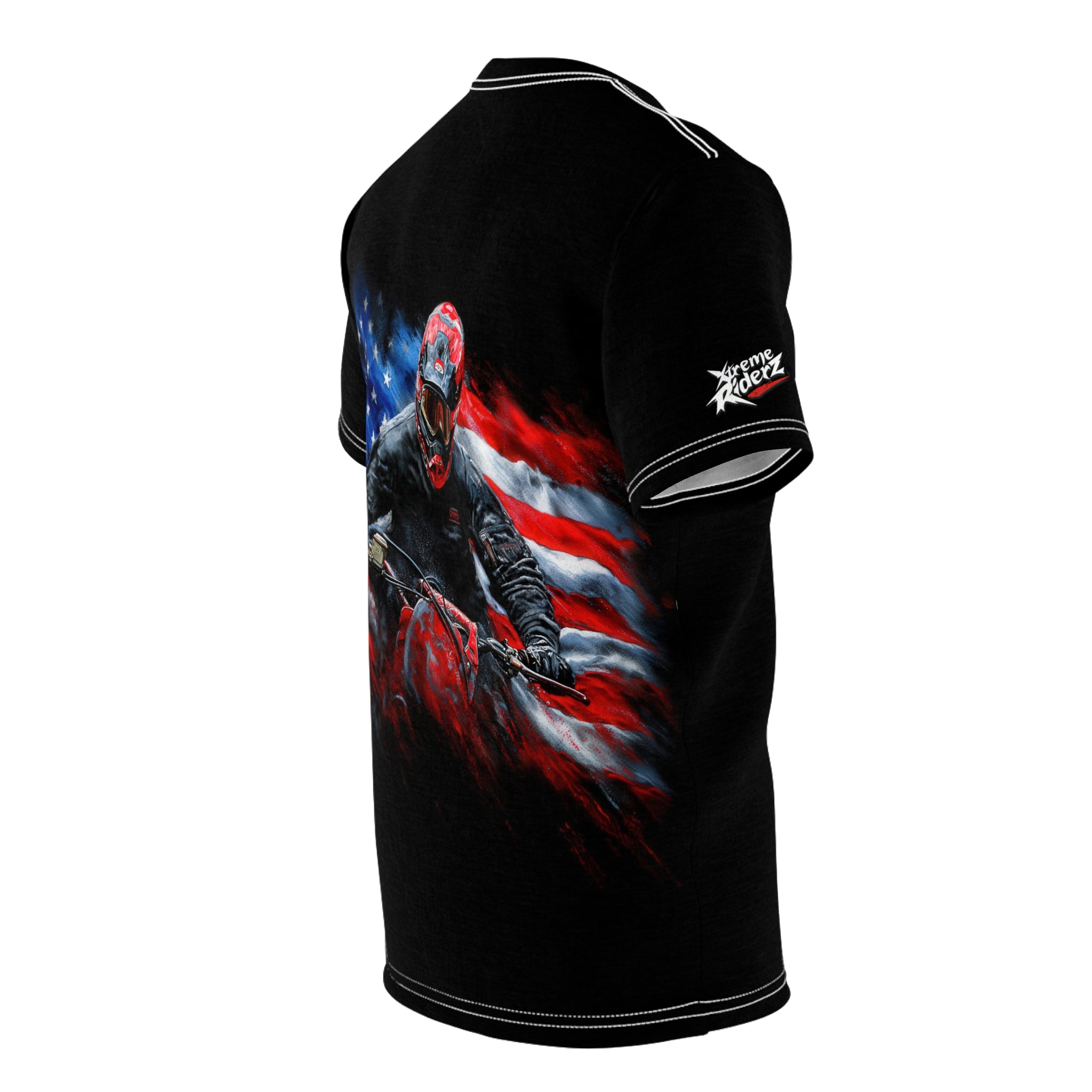 Patriotic Biker - Motorcycle - Men's Tee Shirt - DC0264