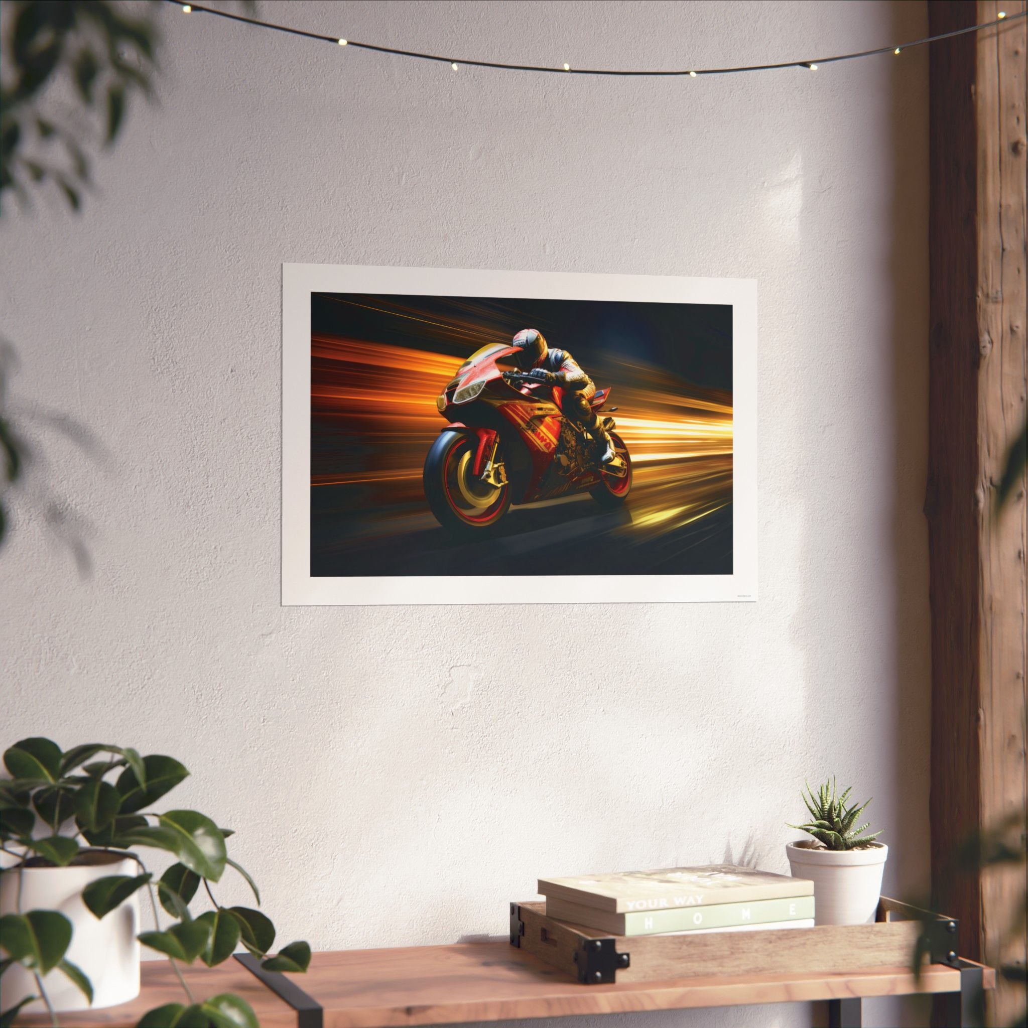 Accelerate - Motorcycle - Gallery Print Poster - DC0123