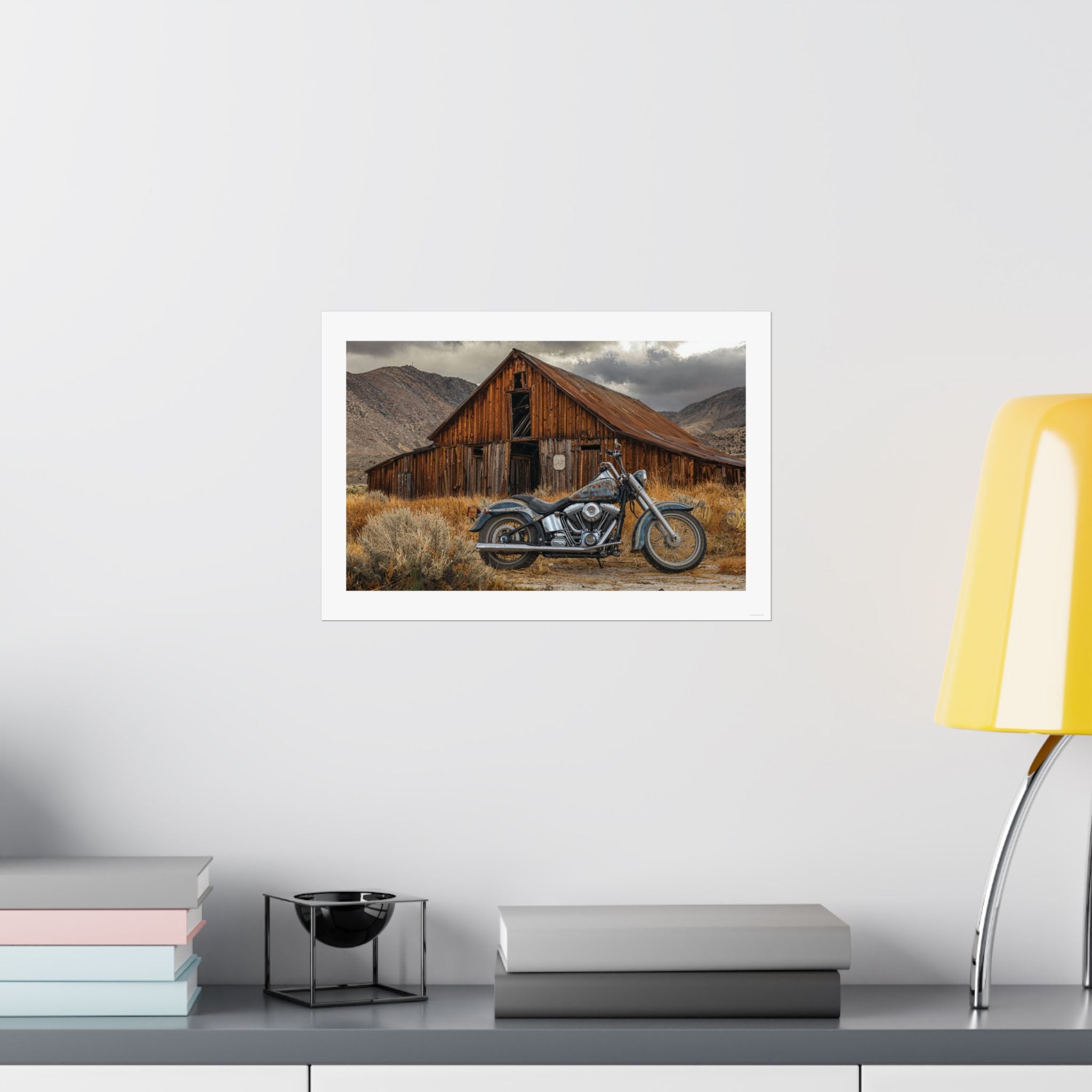 End of the Road - Motorcycle - Gallery Print Poster - DC0278