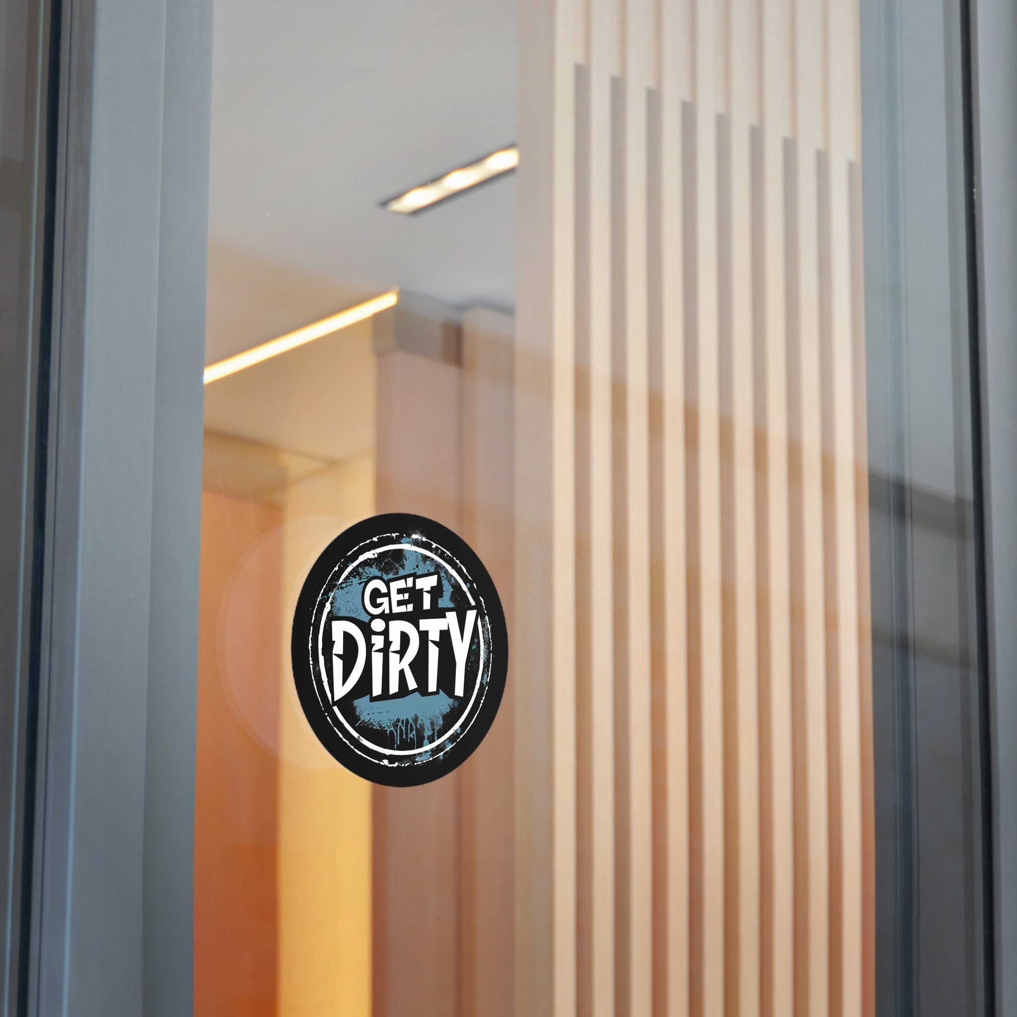 Get Dirty- Xtreme Riderz- Round Vinyl Stickers