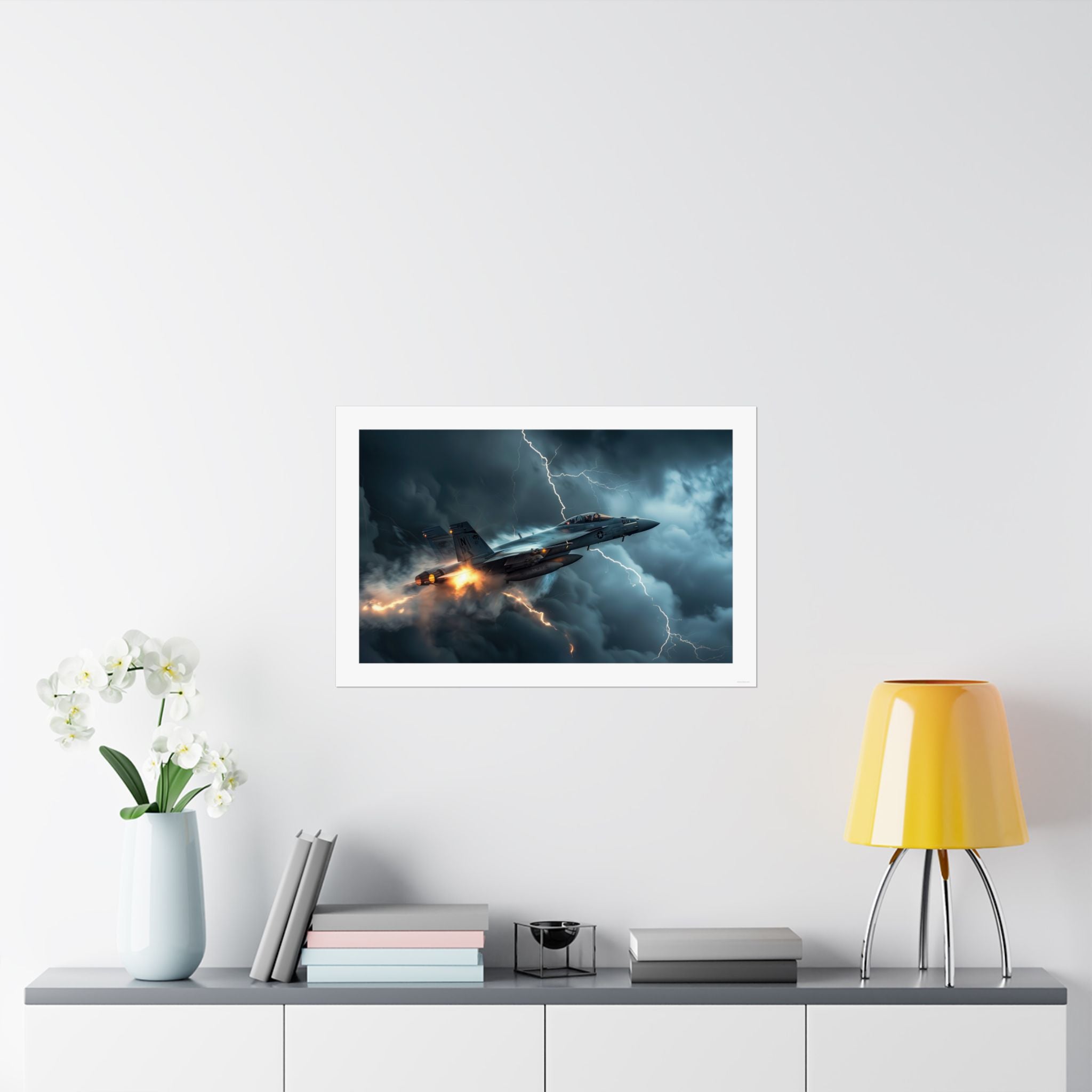 Lightning Strike - Aviation - Gallery Print Poster - DC0213