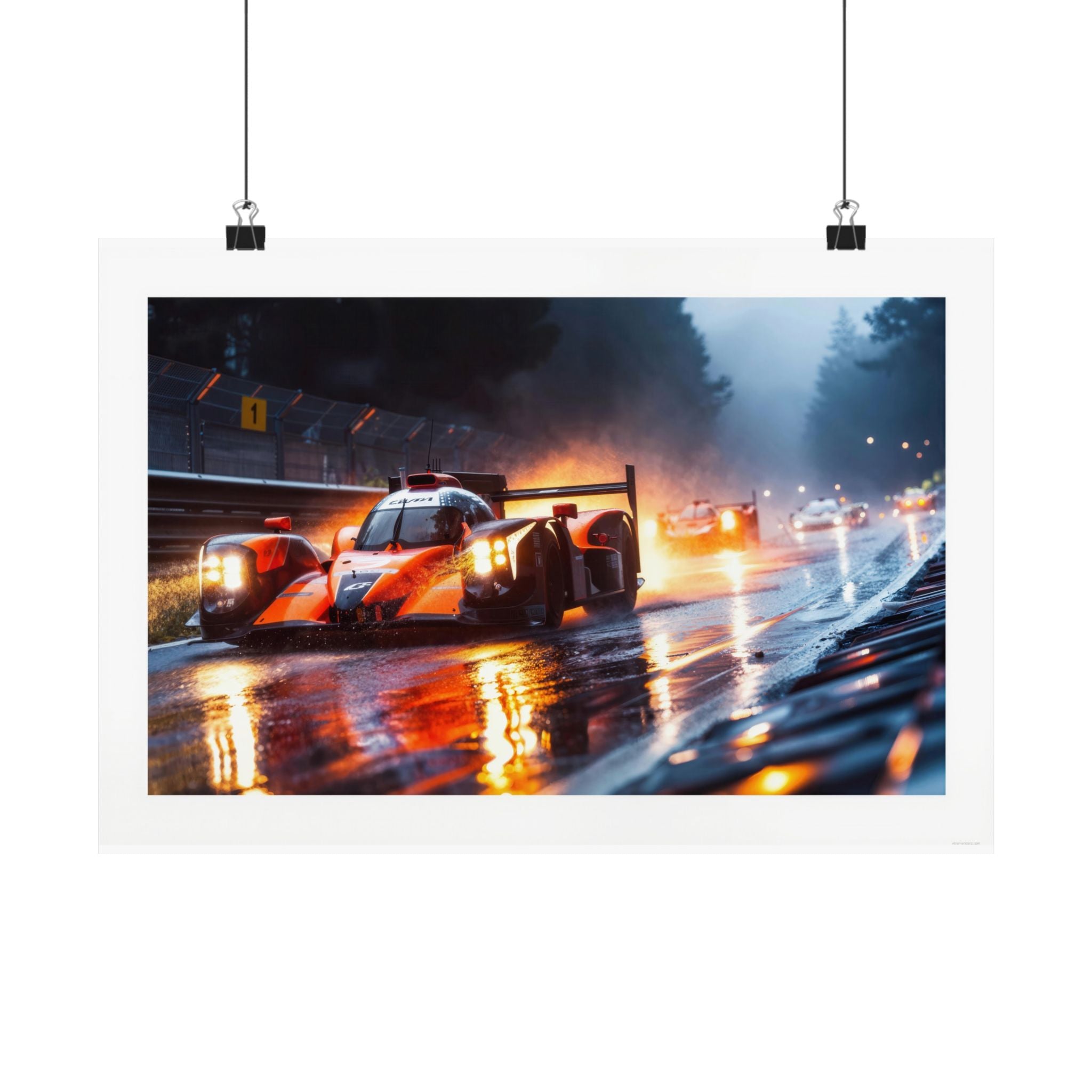 Wet Le Mans - Auto - Gallery Print Poster - DC0132