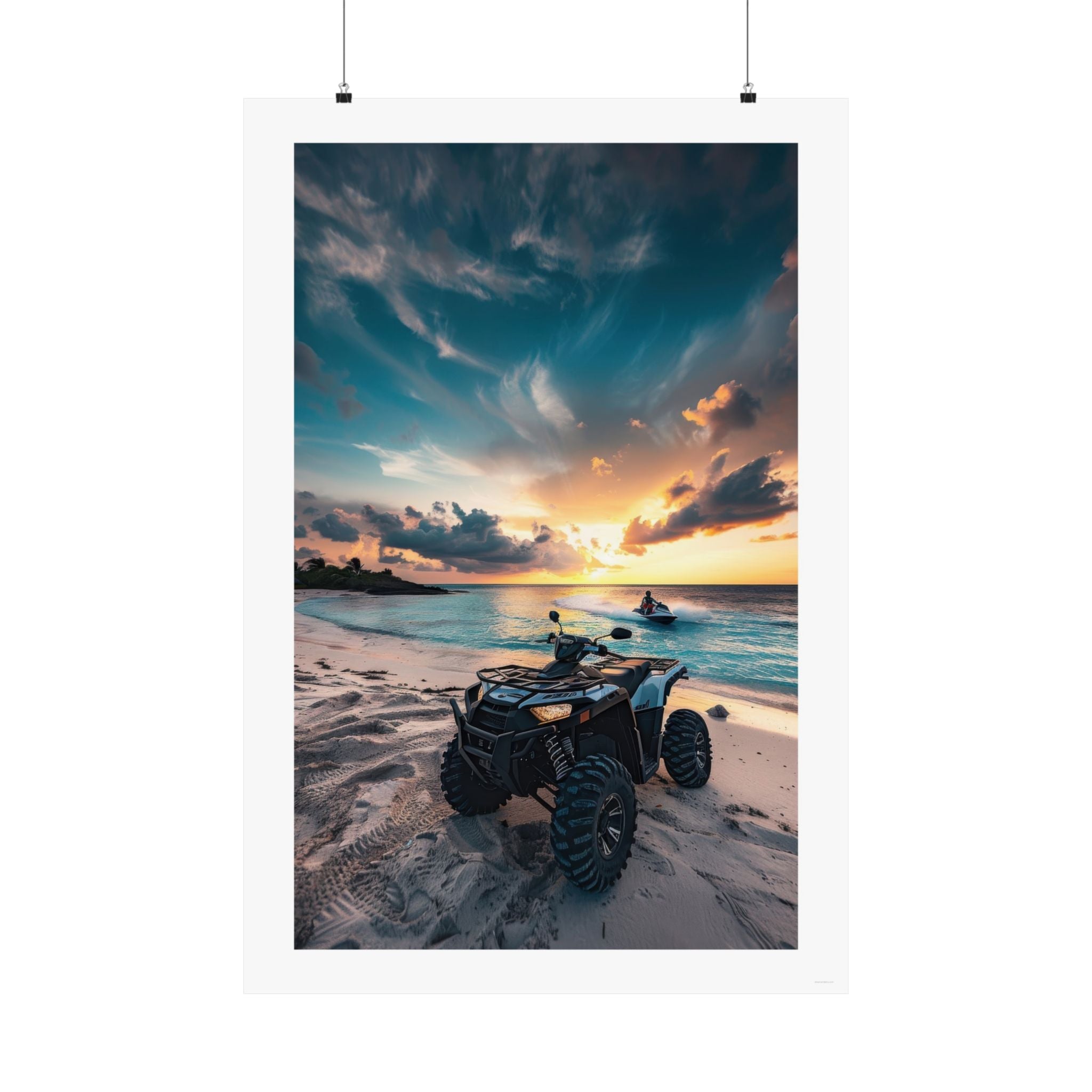 Cooling Off -  ATV/Watersports - Gallery Print Poster - DC0142