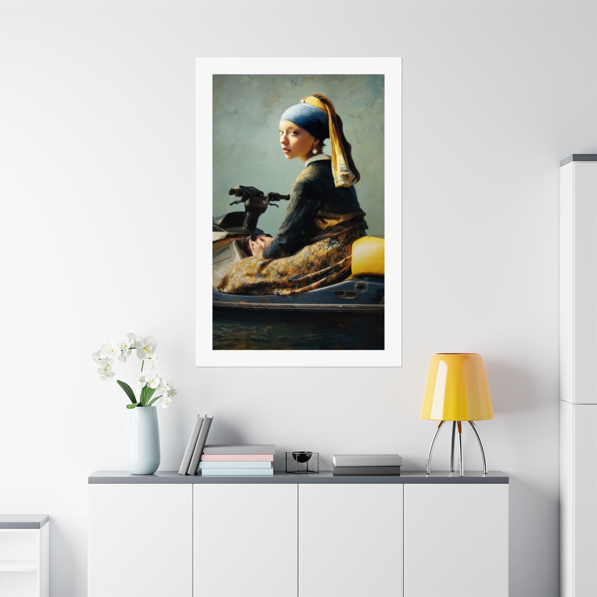 Girl With a Pearl Earring - Johanne Vemeer - Watersports - Gallery Print Poster - DC0260