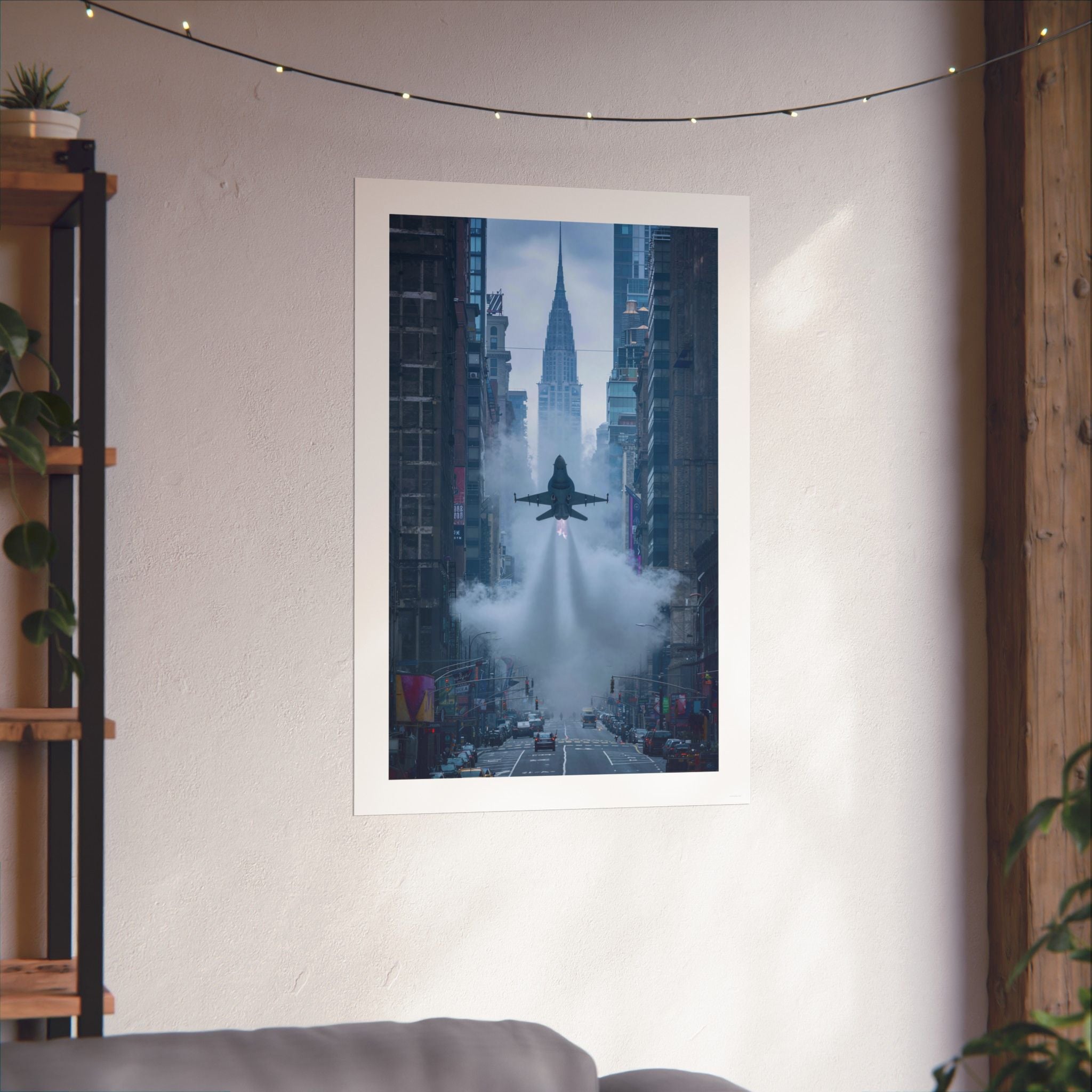 Flying New York Style - Aviation - Gallery Print Poster - DC0150