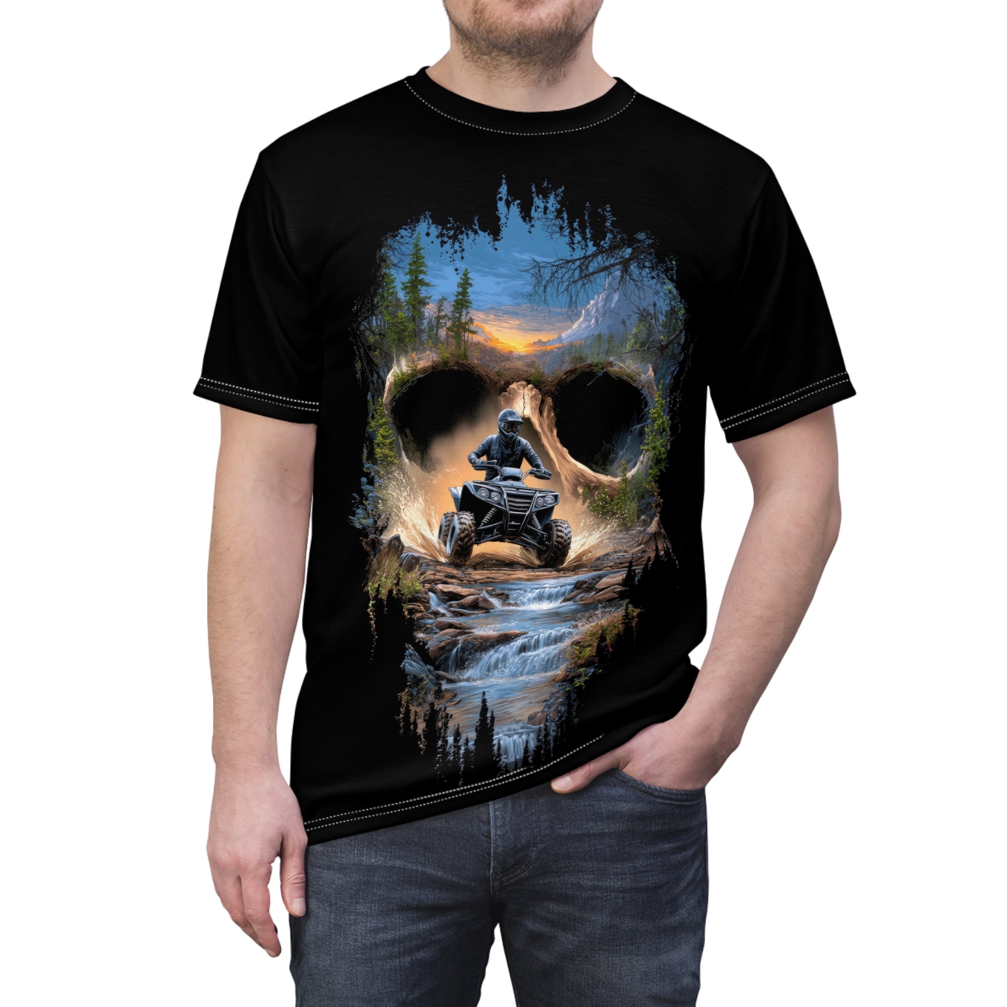 Skull Rider - ATV/UTV - Men's Tee Shirt - DC0313