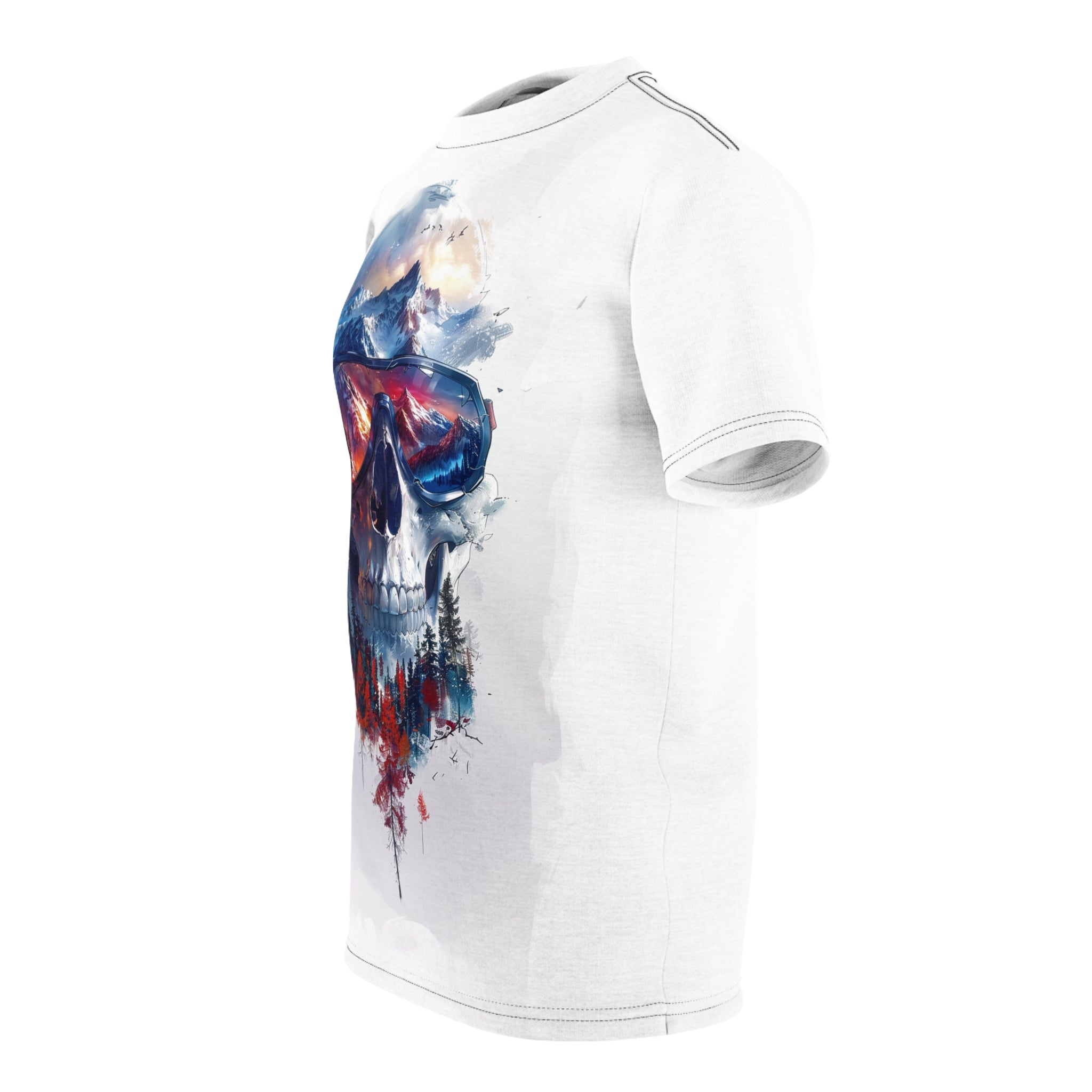 Skeleton Riderz - Snowmobile - Unisex Tee Shirt - TG0106