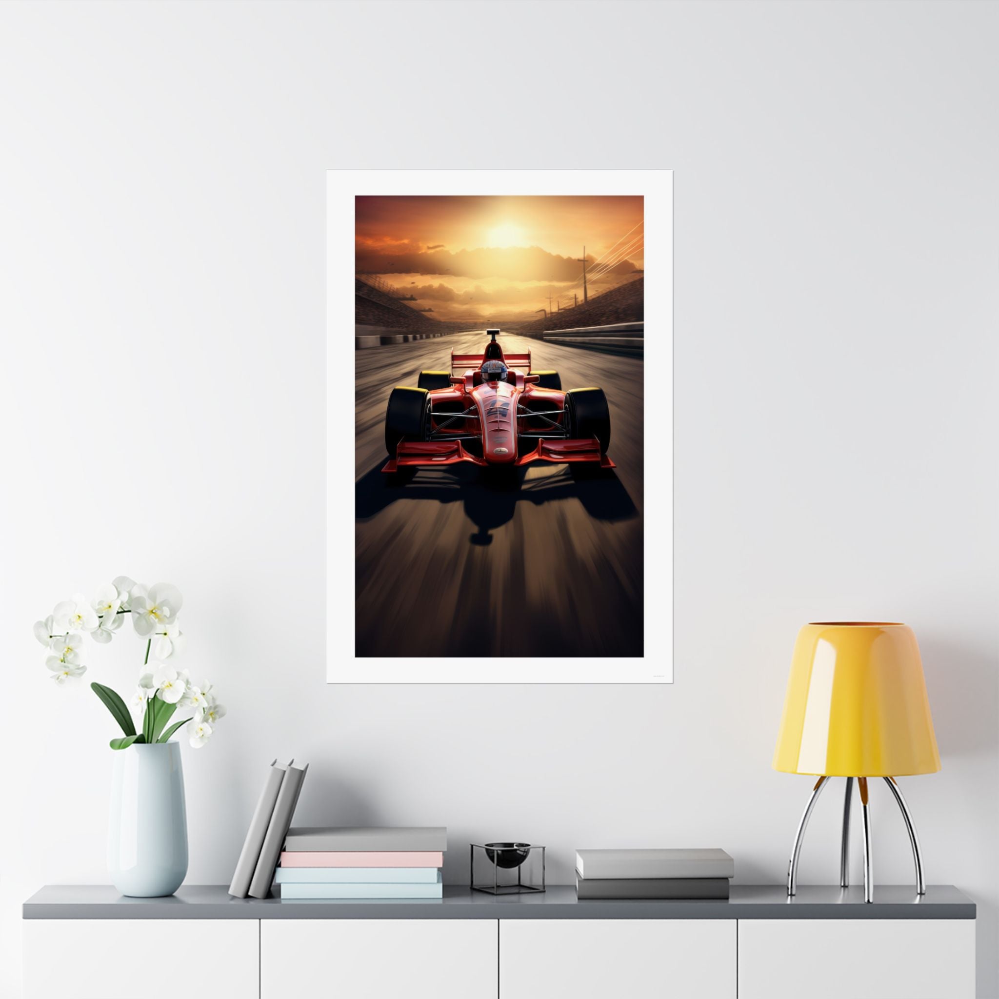 Full Front Formula Car - Auto - Gallery Print Poster - DC0140