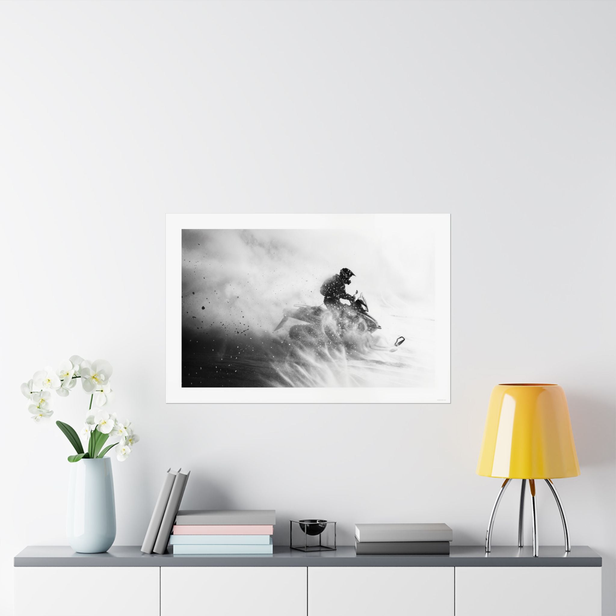 Wind Chill - Snowmobile - Gallery Print Poster - DC0165