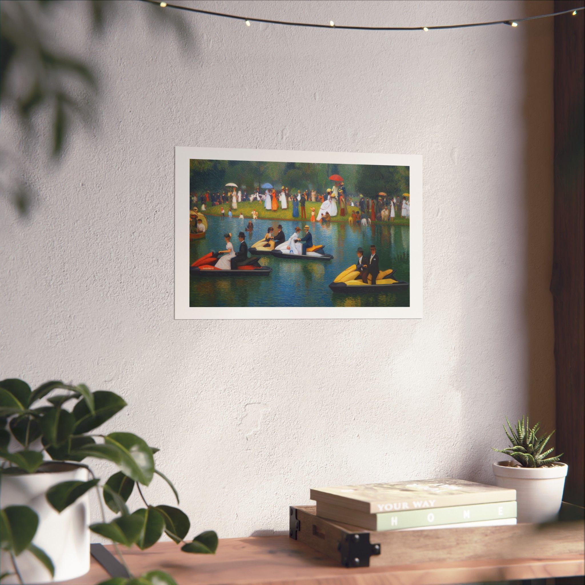 A Sunday Afternoon on the Island of La Grand - Seurat - Watersports - Gallery Print Poster - DC0258