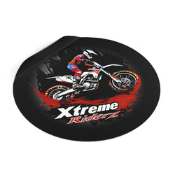 Motocross- Xtreme Riderz- Round Vinyl Stickers