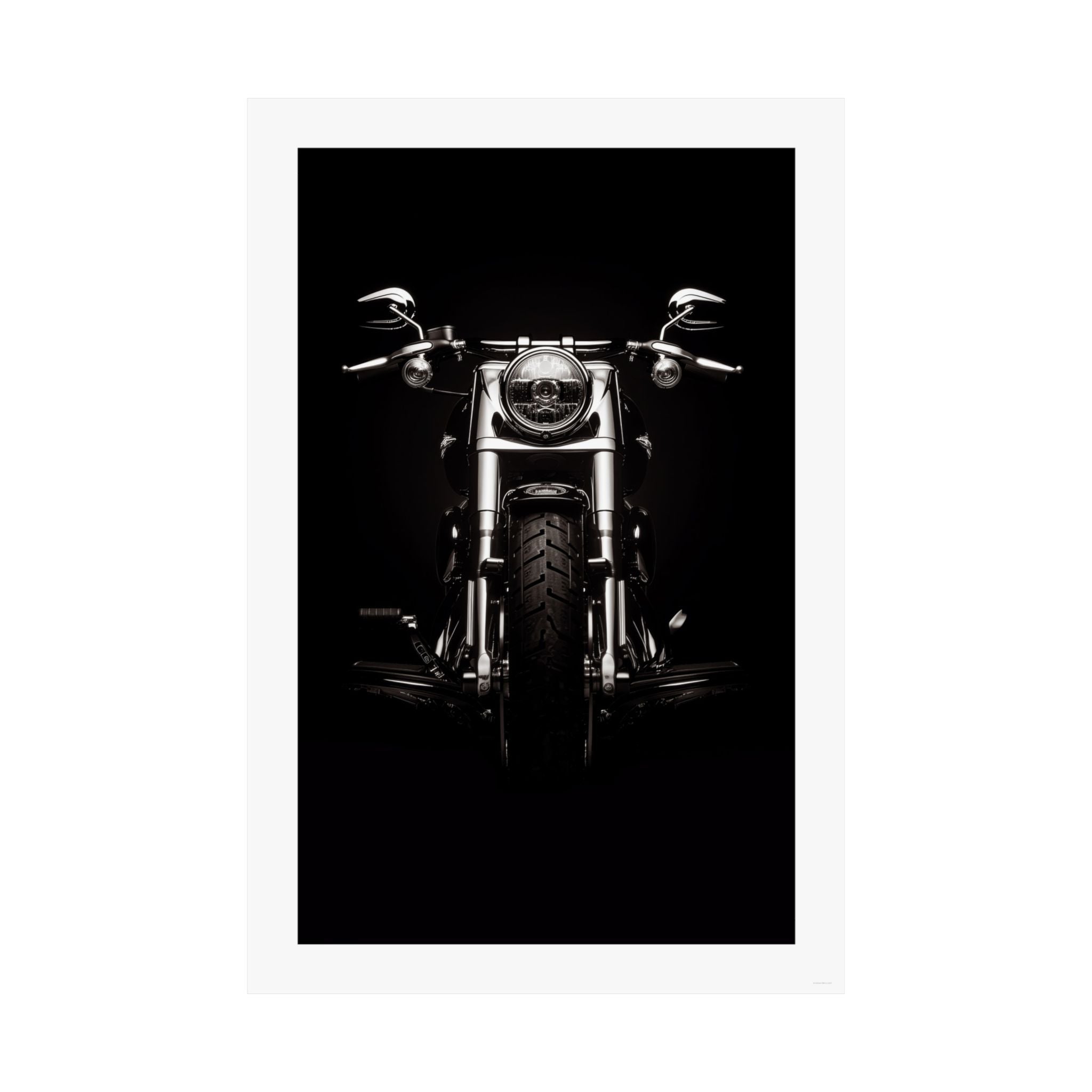 Dreaming in Chrome - Motorcycle - Gallery Print Poster - DC0121