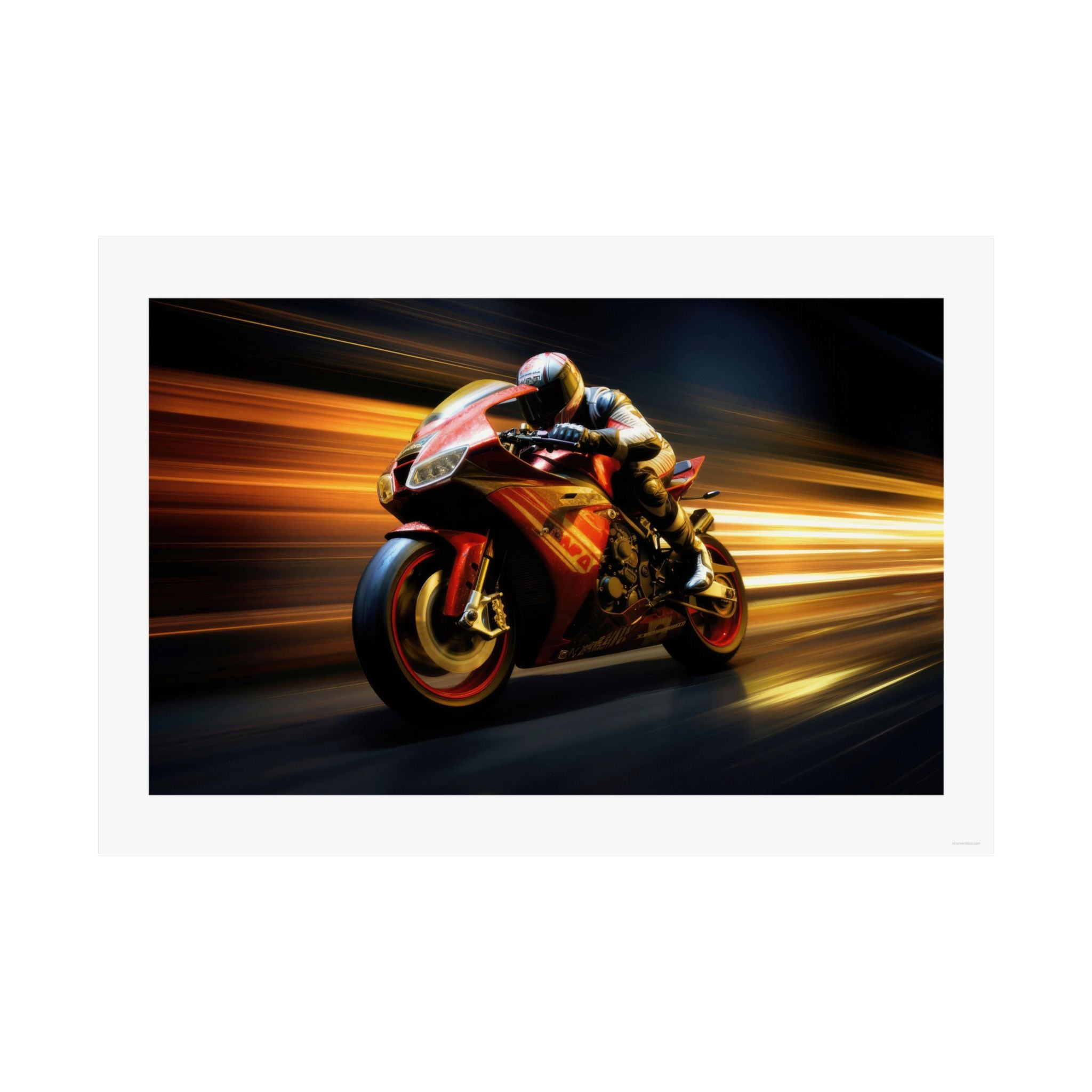 Accelerate - Motorcycle - Gallery Print Poster - DC0123