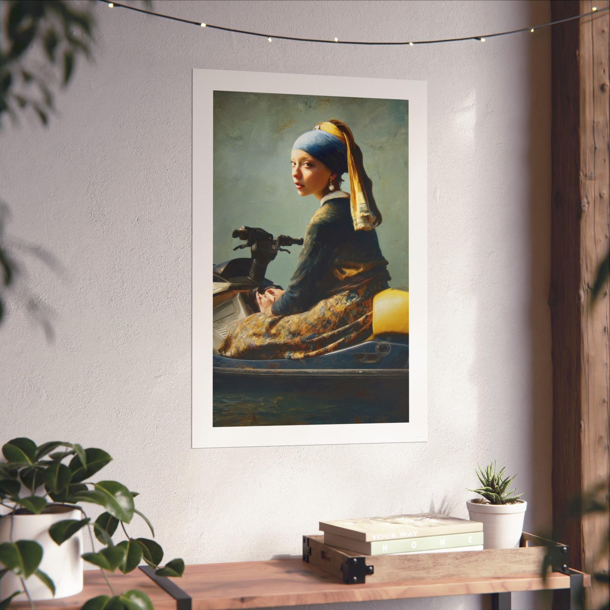 Girl With a Pearl Earring - Johanne Vemeer - Watersports - Gallery Print Poster - DC0260