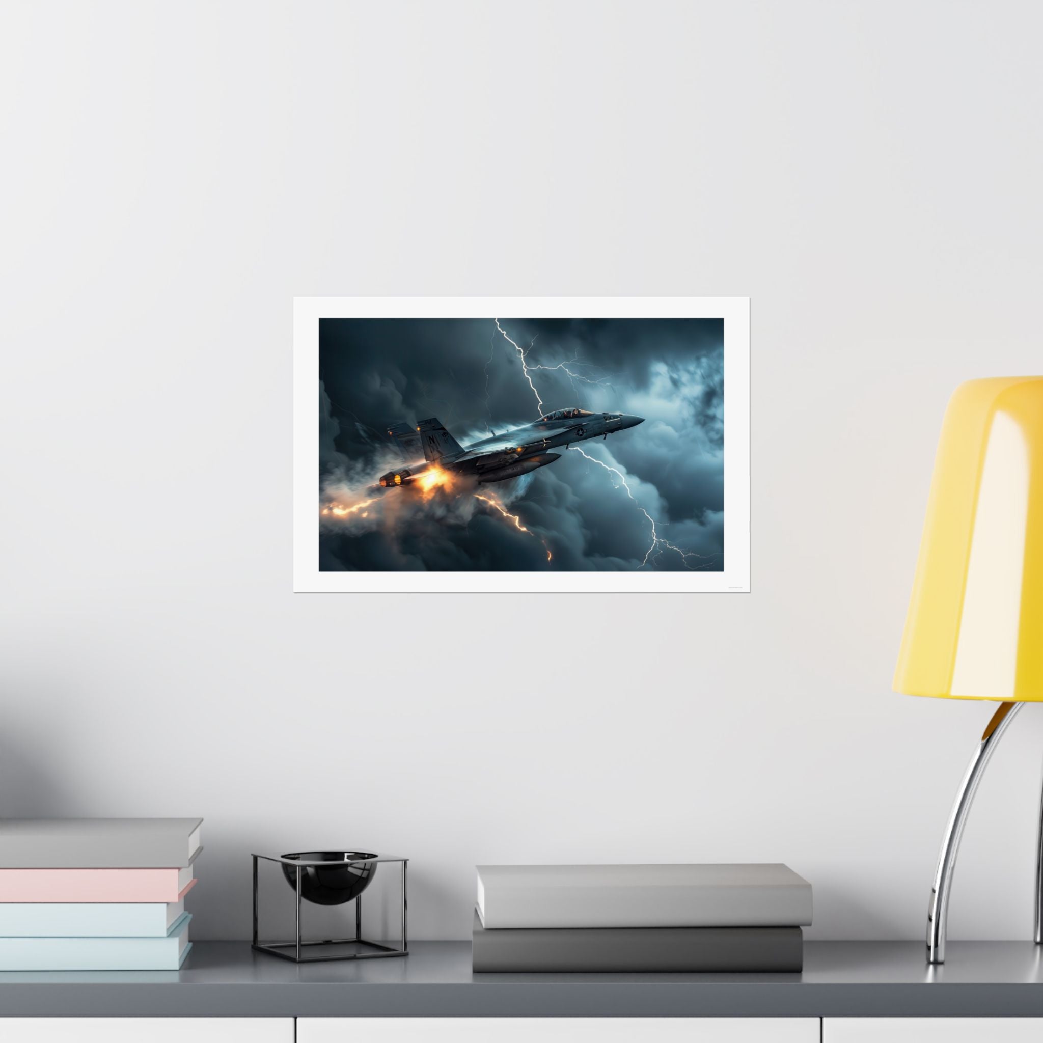 Lightning Strike - Aviation - Gallery Print Poster - DC0213