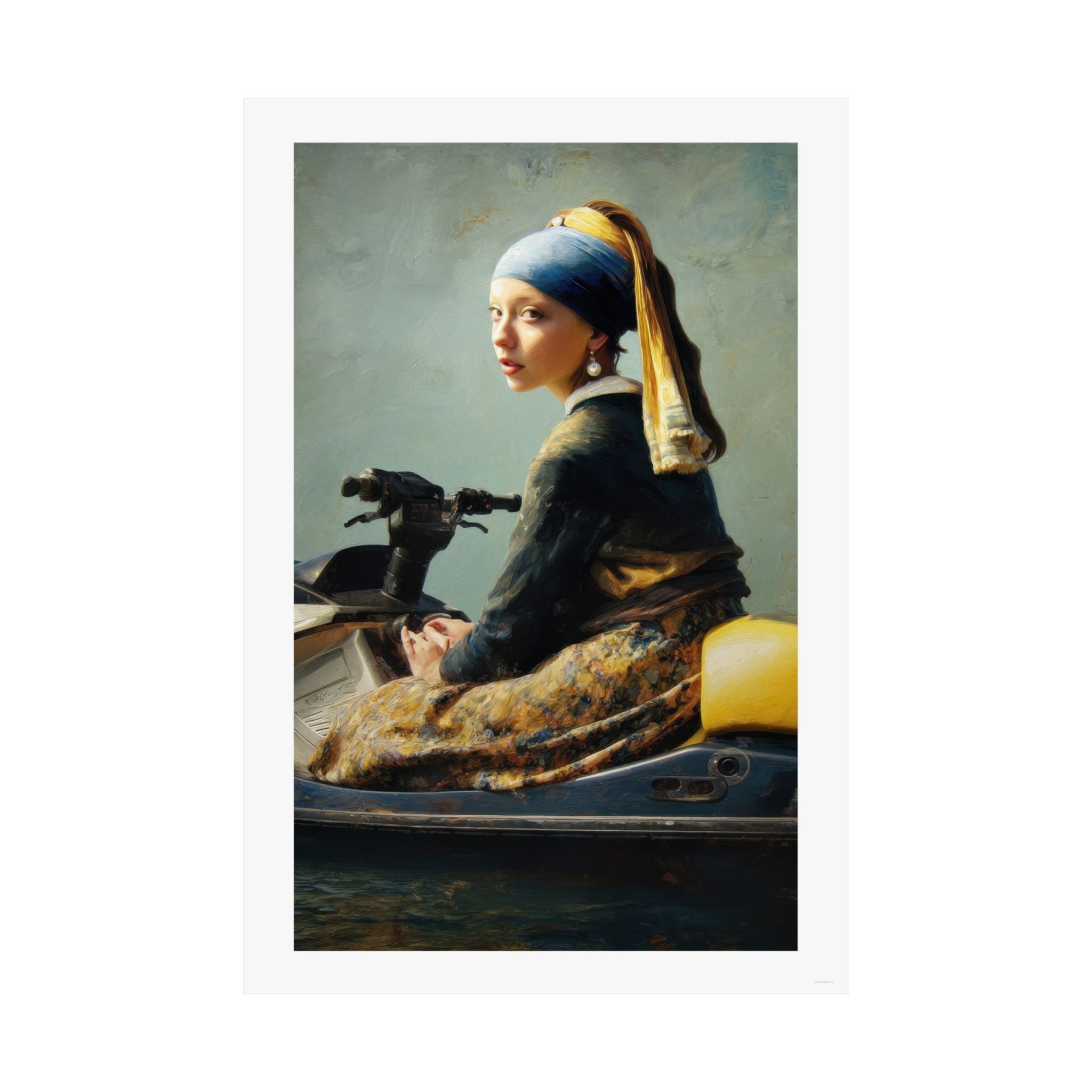 Girl With a Pearl Earring - Johanne Vemeer - Watersports - Gallery Print Poster - DC0260