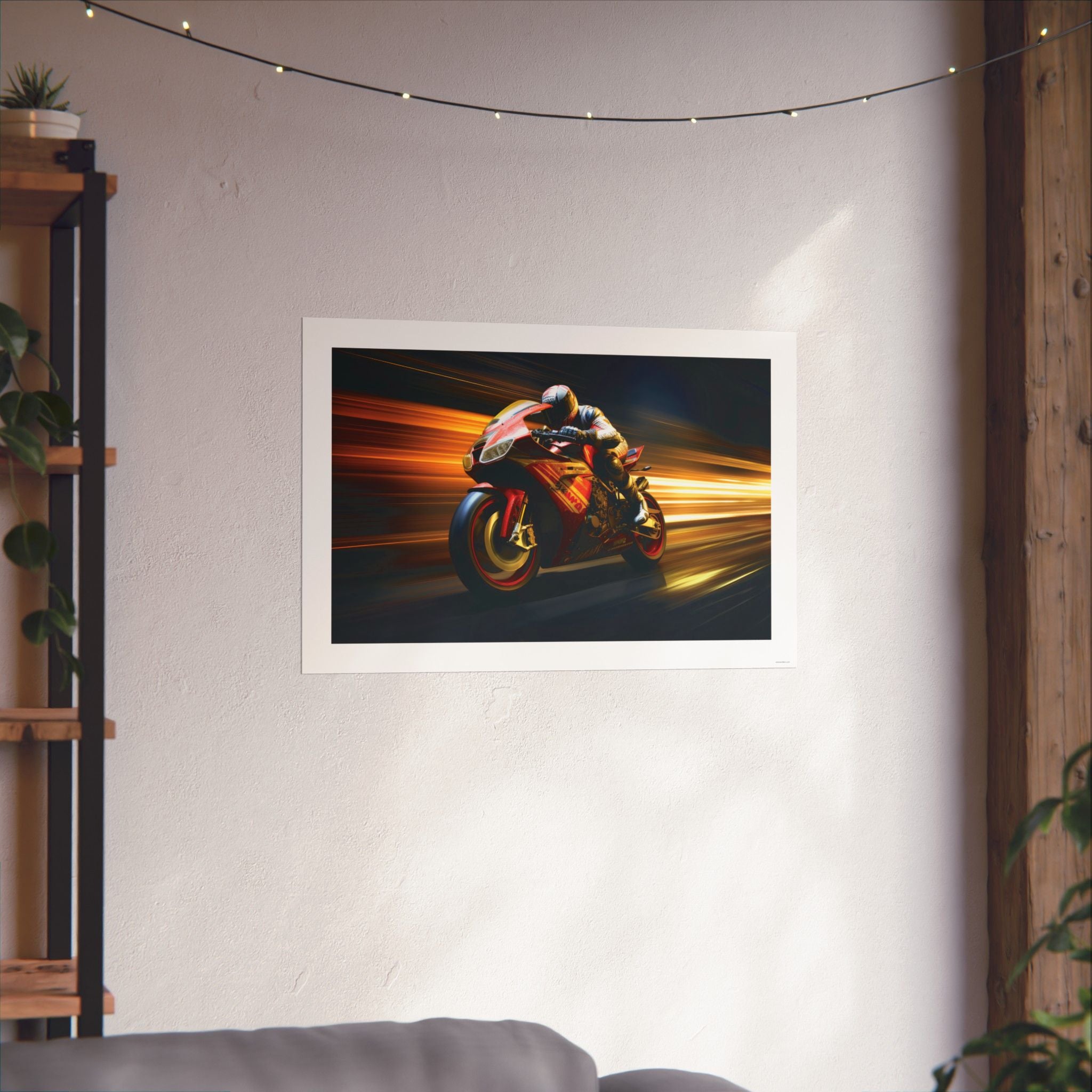 Accelerate - Motorcycle - Gallery Print Poster - DC0123