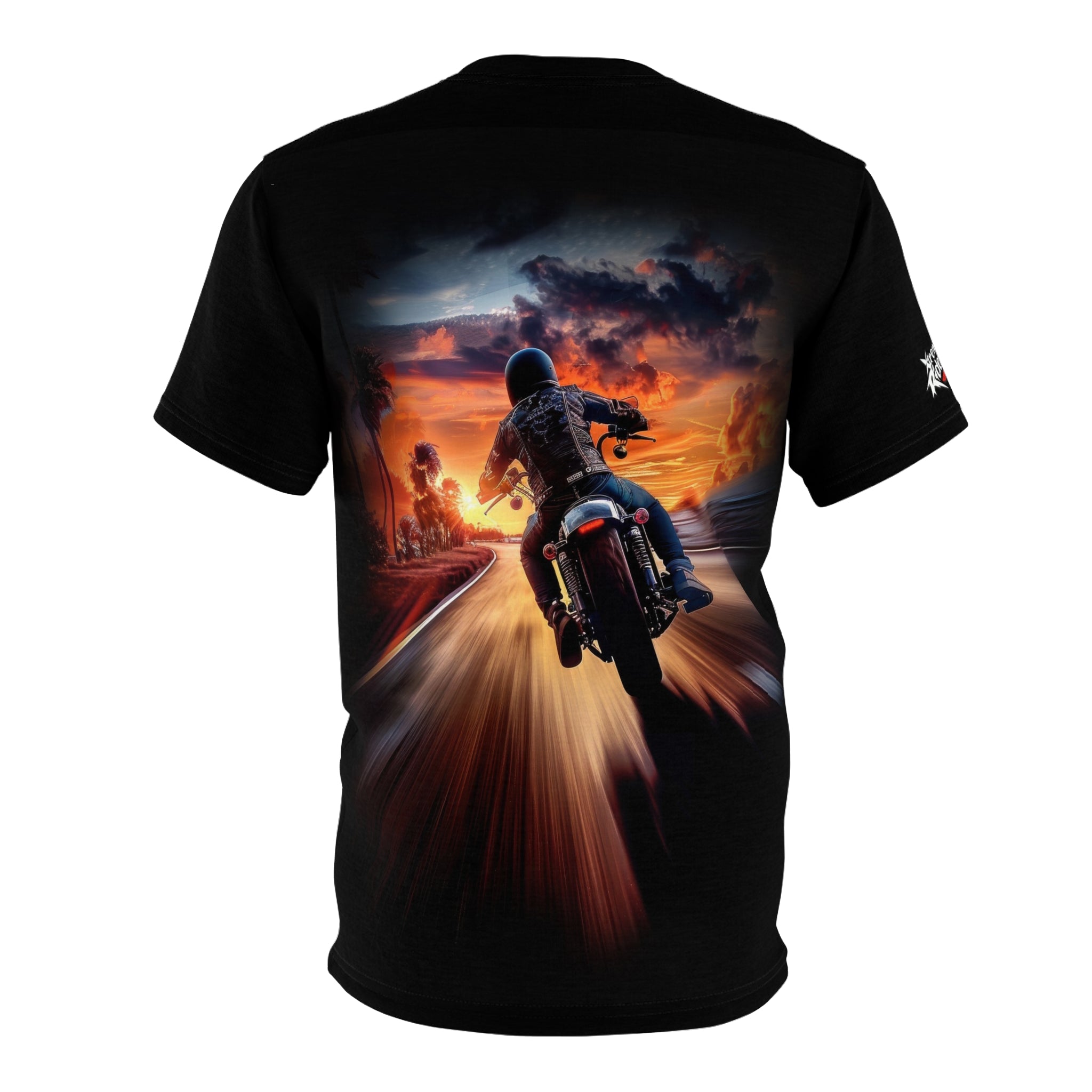 Sunset Rush - Motorcycle - Men's Tee Shirt - DC-0118