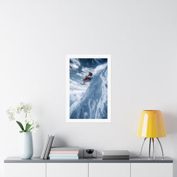 Free Fall -  Snowmobile - Gallery Print Poster - DC0192