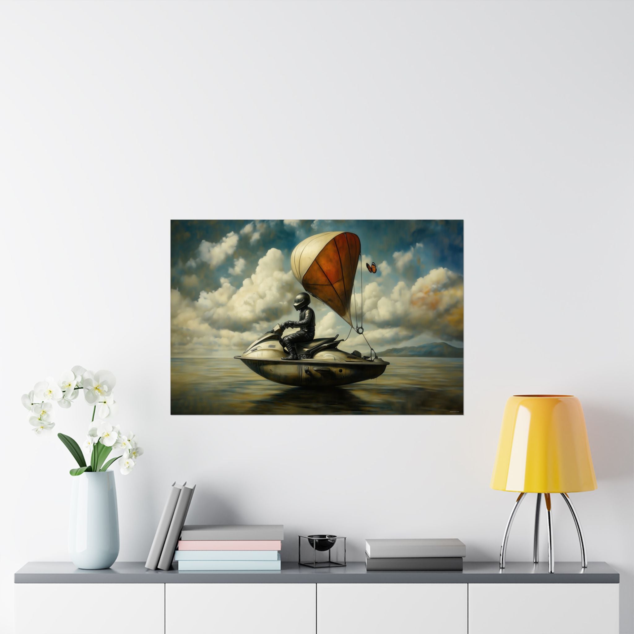 Butterfly Ships - Salvador Dali - Watersports - Poster