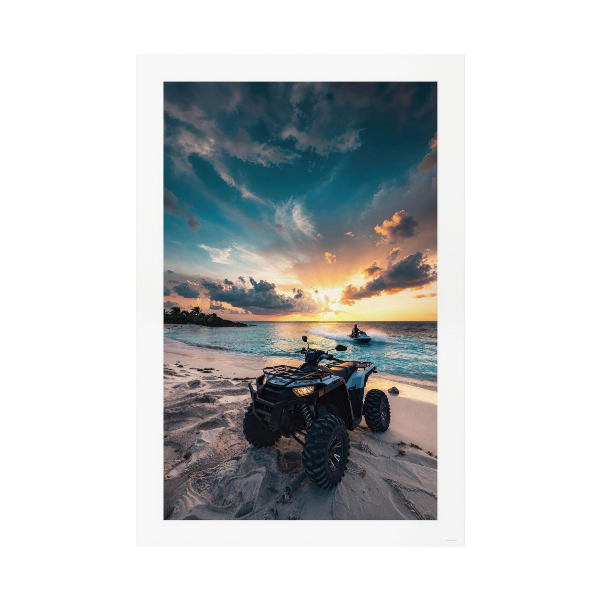 Cooling Off - ATV/Watersports - Gallery Print Poster - DC0142