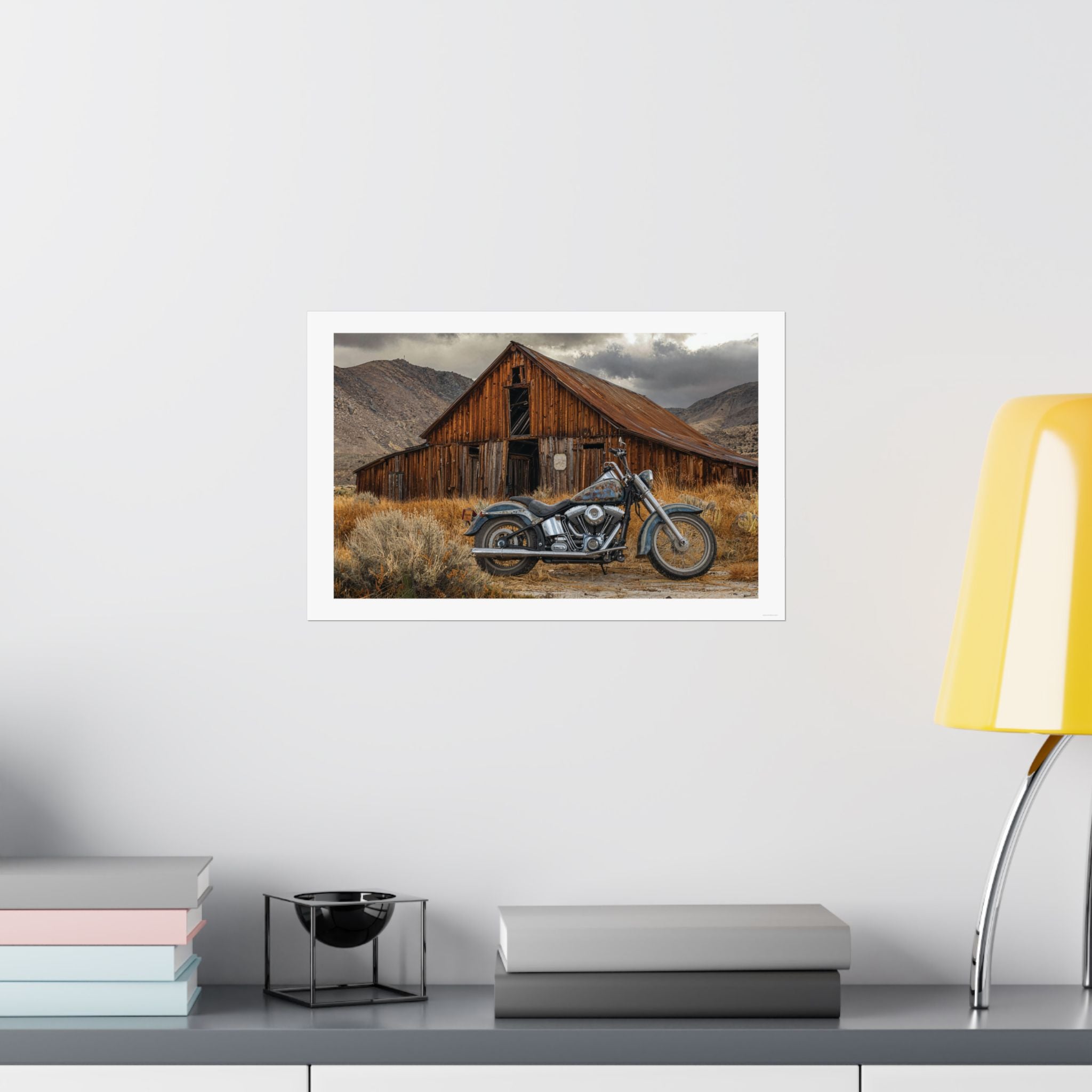 End of the Road - Motorcycle - Gallery Print Poster - DC0278