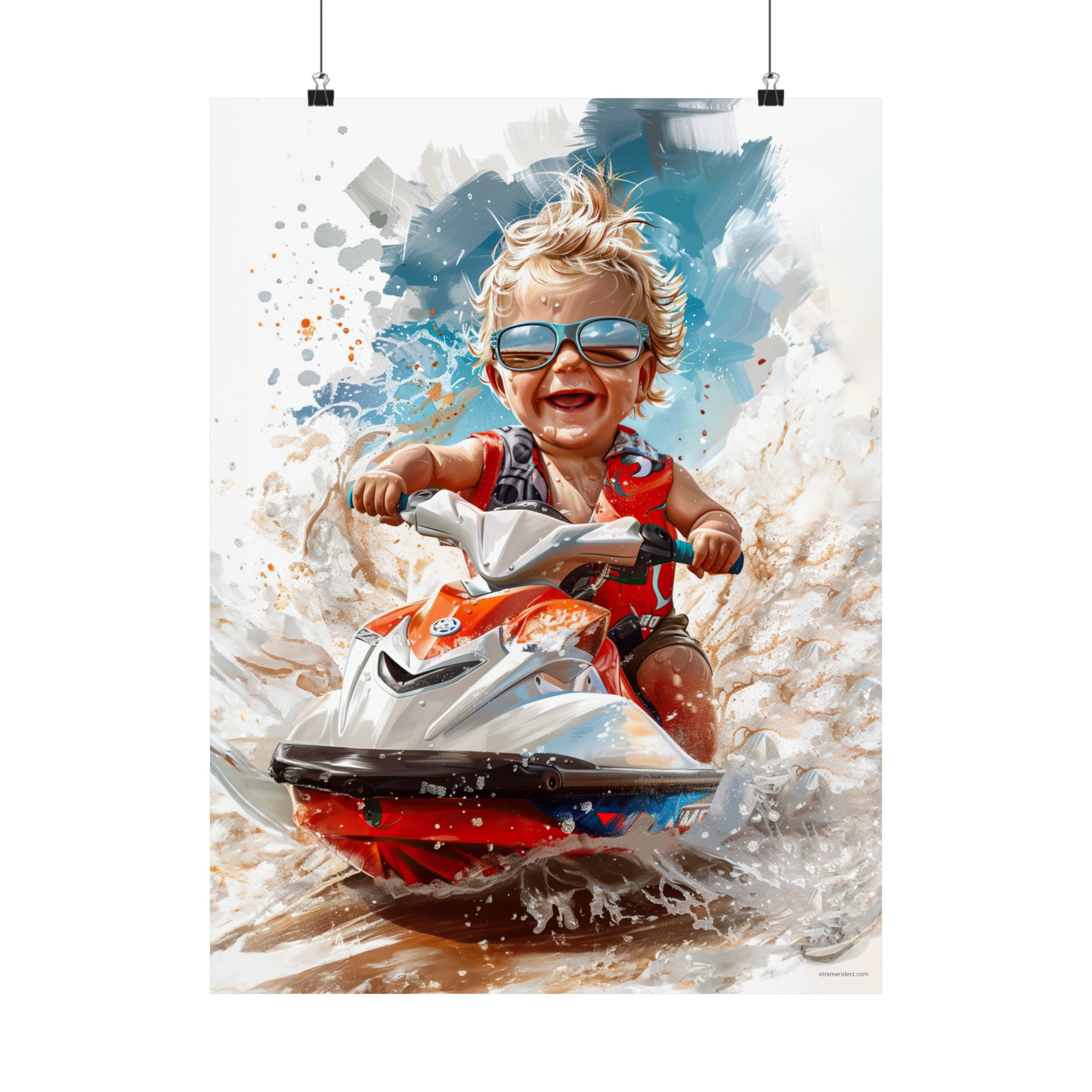 Jet Ski- Xtreme Kidz- Matte Vertical Posters