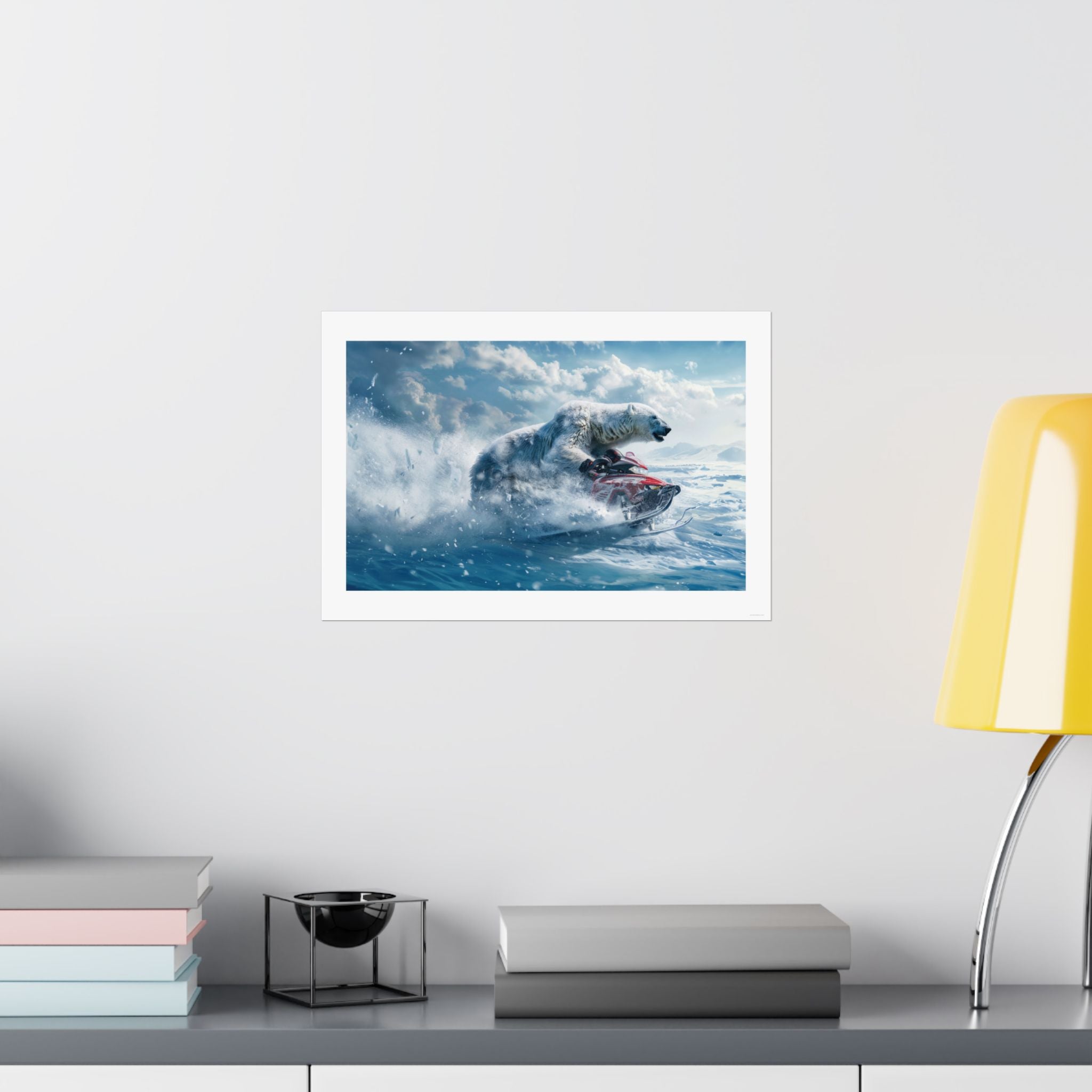 Bear it All - Snowmobile - Gallery Print Poster - DC0166