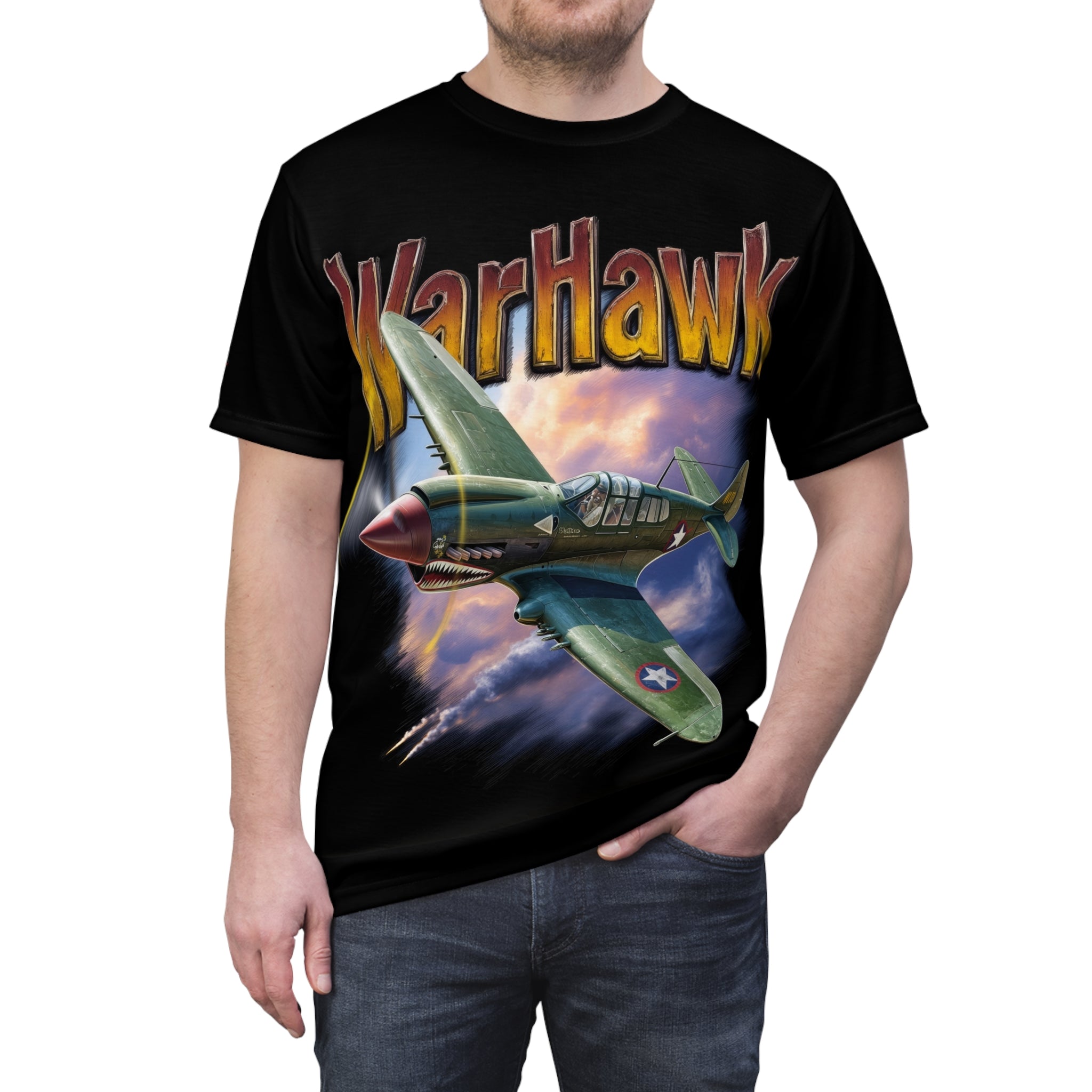 P-40 Warhawk - Aviation - Men's Tee Shirt - DC0297