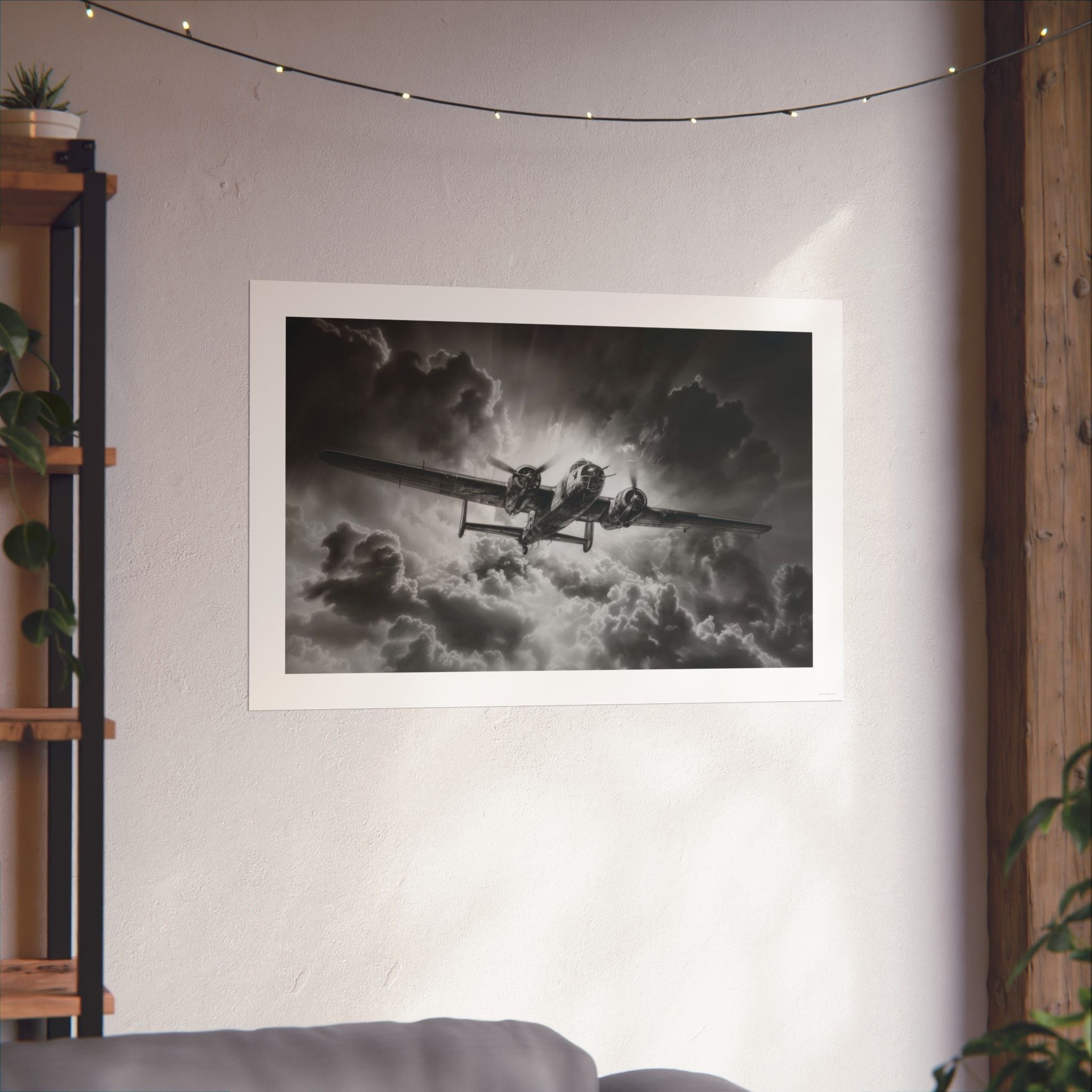 High in the Clouds - Aviation - Gallery Print Poster - DC0154