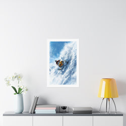 Cliff Hanger -  Snowmobile - Gallery Print Poster - DC0164