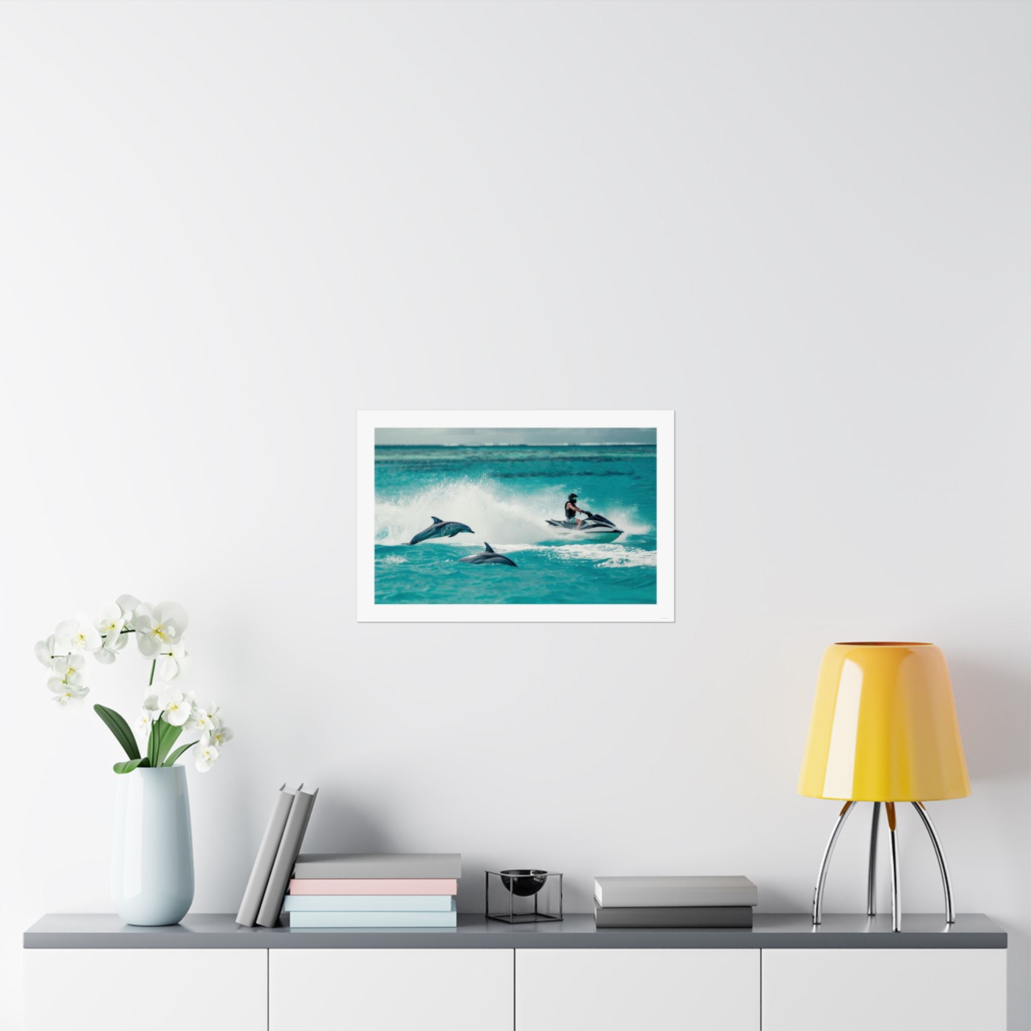 Dolphin Escort - Watersports - Gallery Print Poster - DC0144