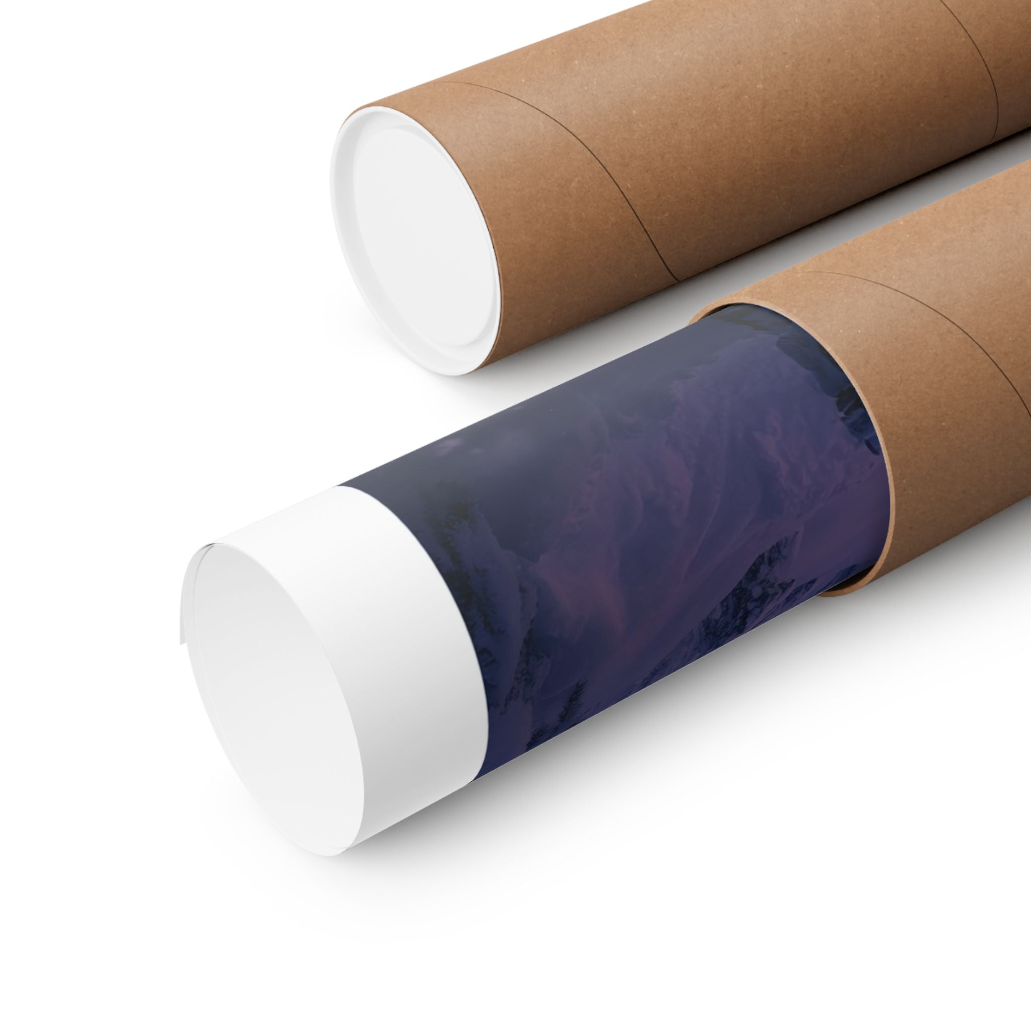 Winter Glow - Snowmobile - Gallery Print Poster - DC0194