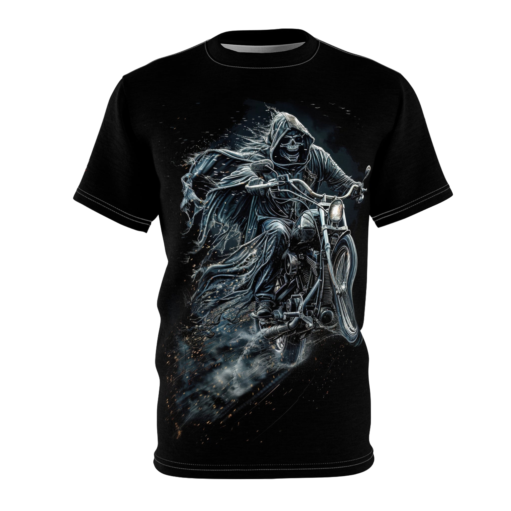 Gray Grim Reaper - Motorcycle - Men's Tee Shirt - DC0114