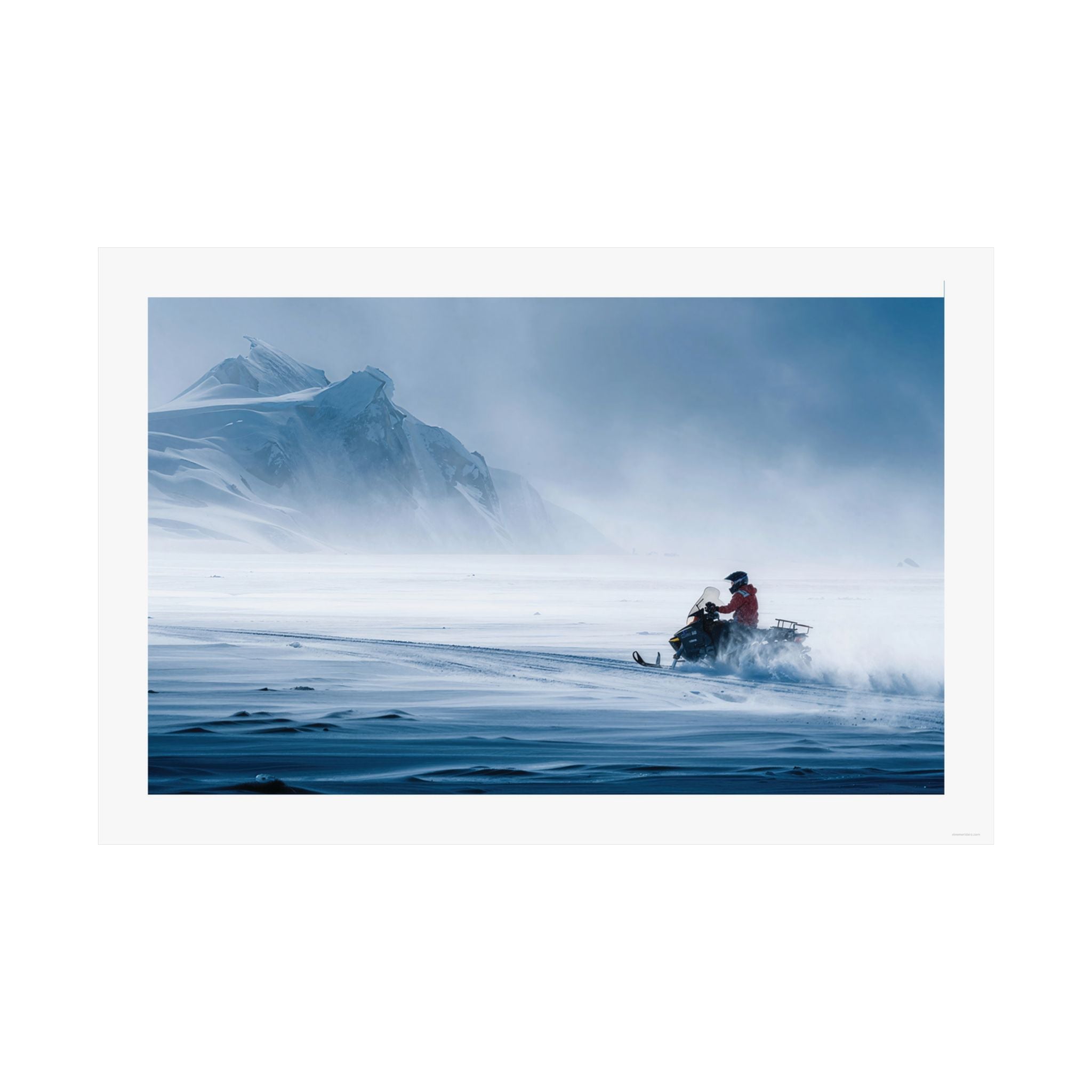 Arctic Drive - Snowmobile - Gallery Print Poster - DC0167