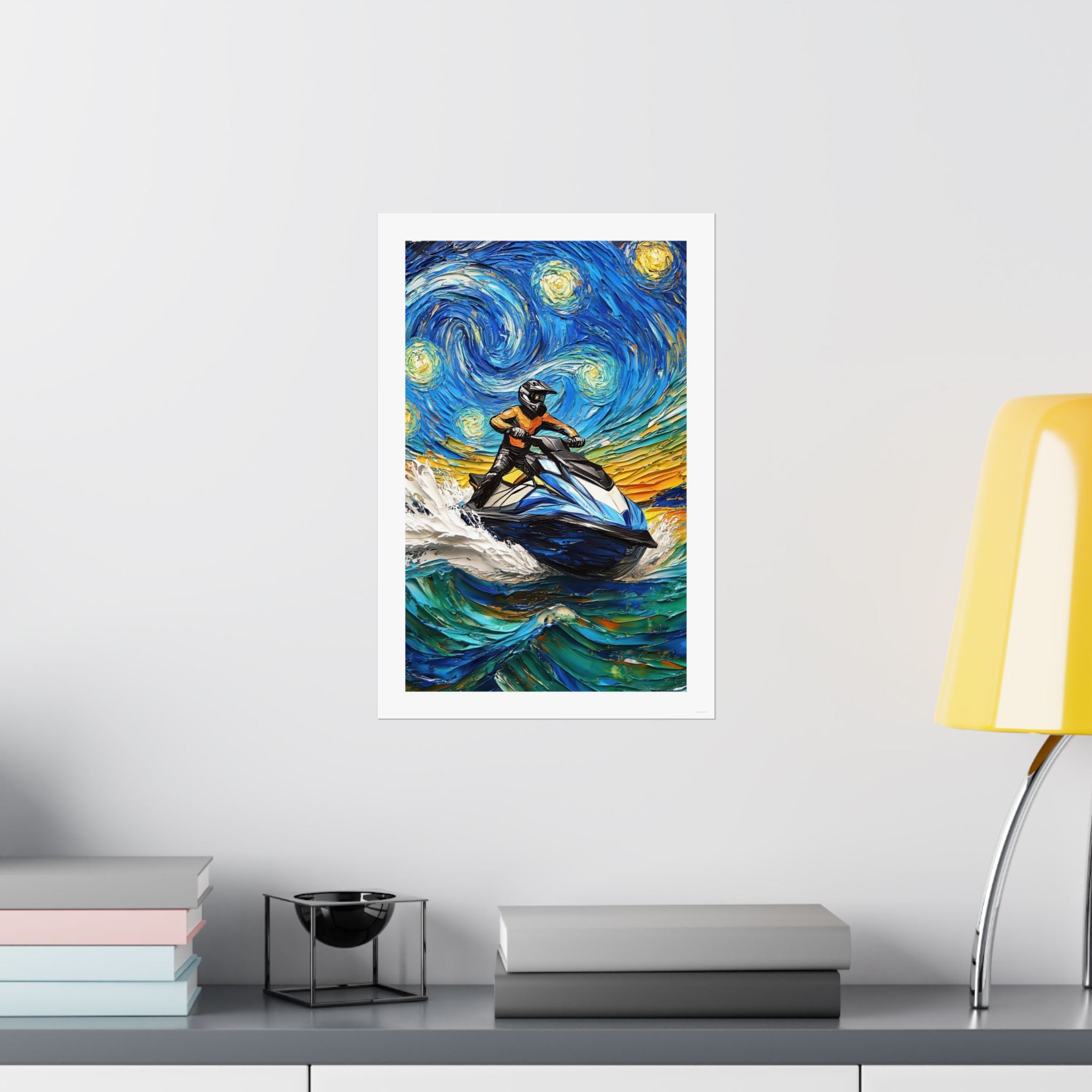Starry Night - Vincent Van Gogh - Watersports - Gallery Print Poster - DC0261