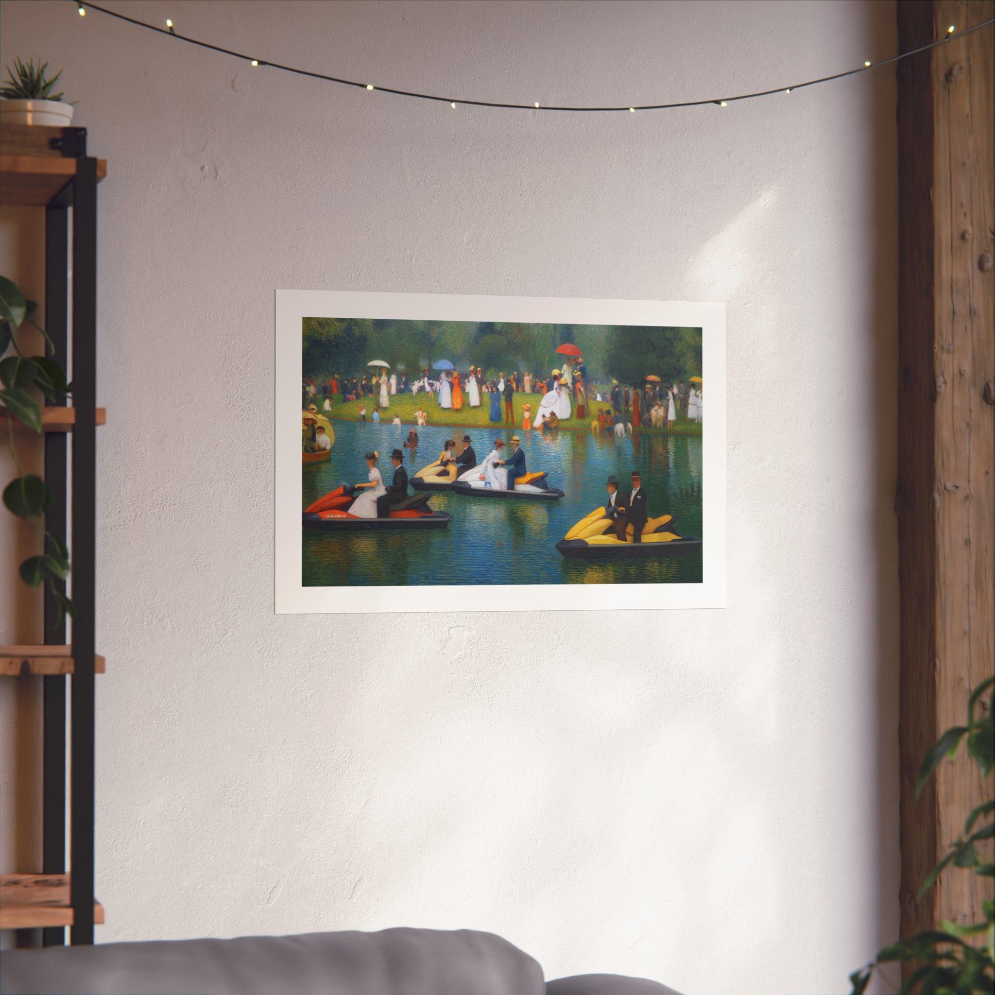 A Sunday Afternoon on the Island of La Grand - Seurat - Watersports - Gallery Print Poster - DC0258