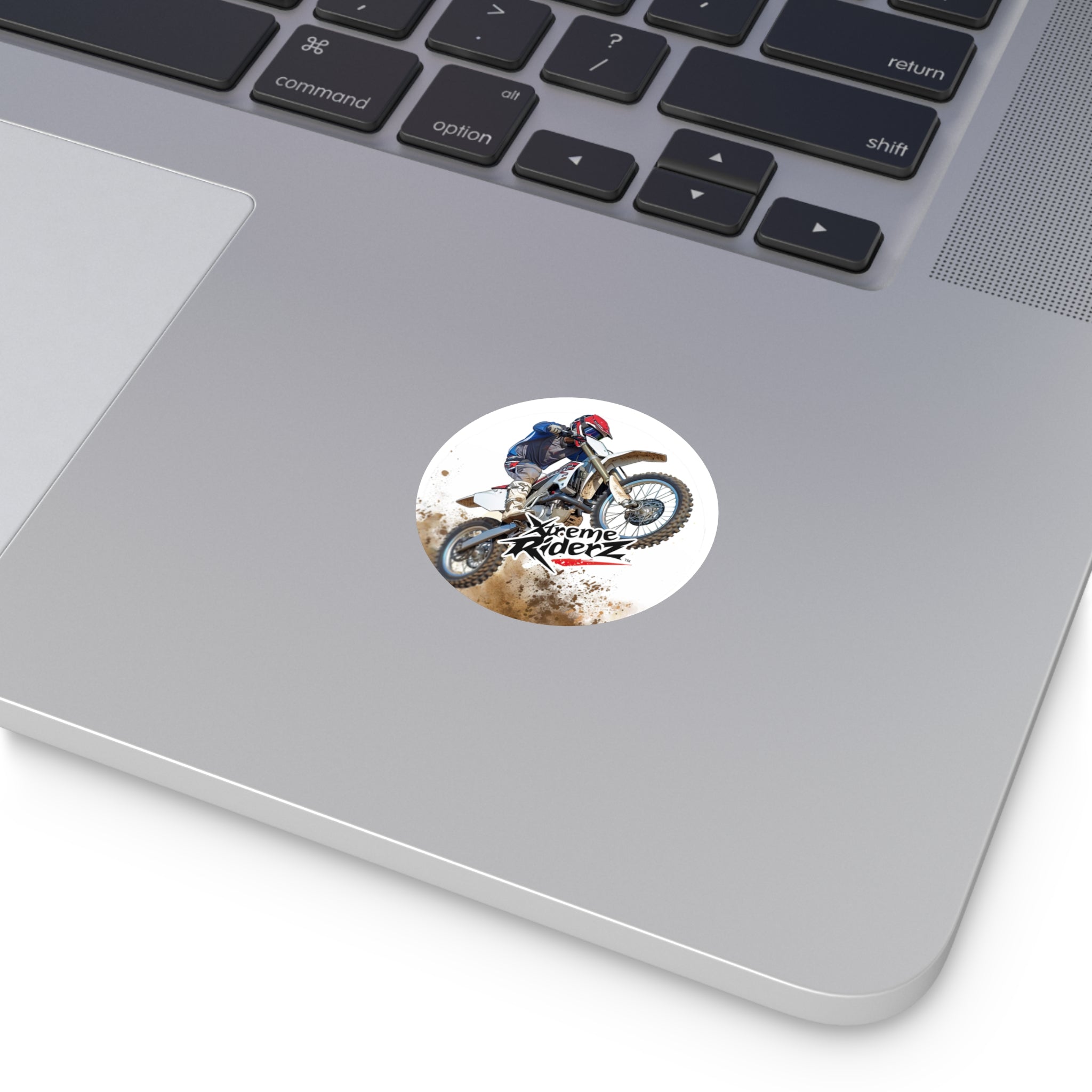 Motocross -Xtreme Riderz- Round Vinyl Sticker