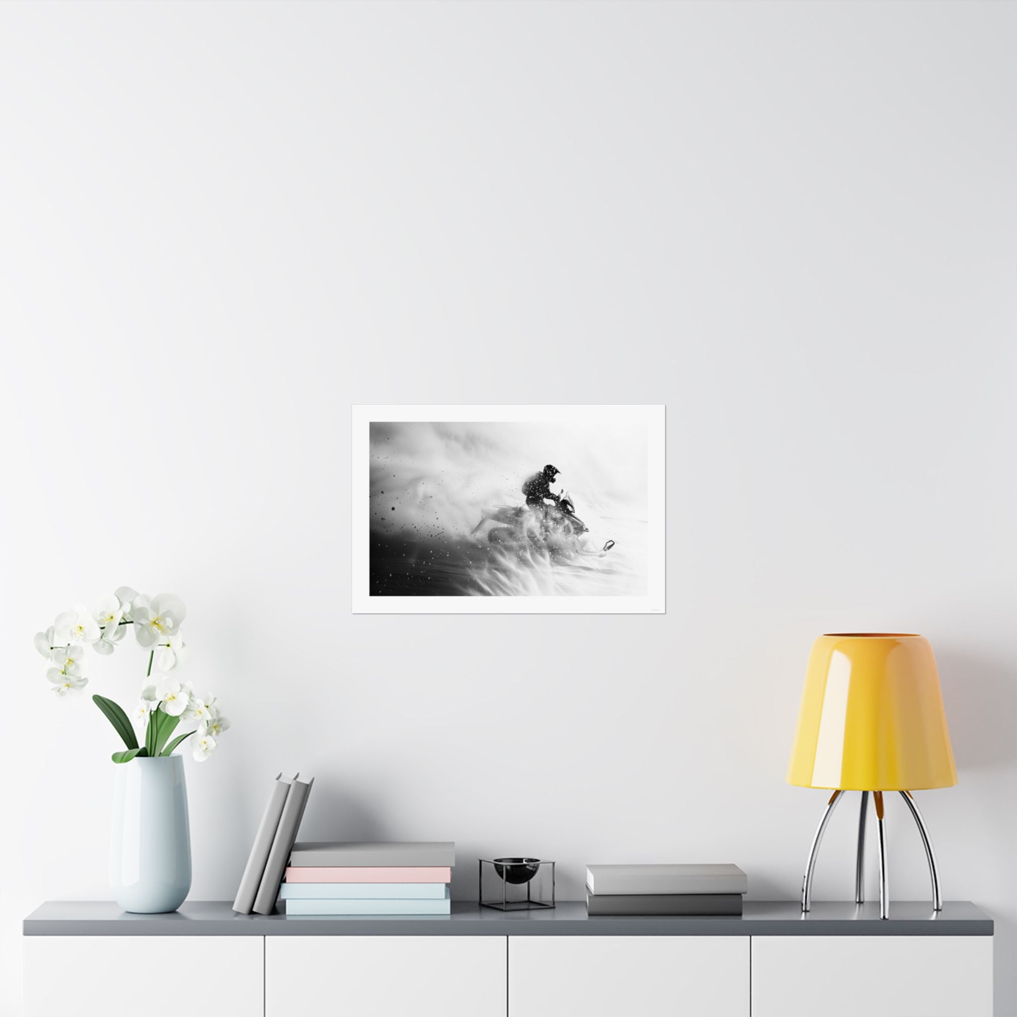 Wind Chill - Snowmobile - Gallery Print Poster - DC0165